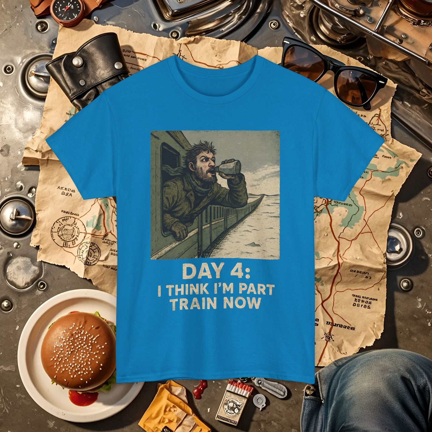Day 4: I Think I Am Part Train – Feral Traveler’s Siberian Railroad Tee Road Trip & Vehicle Travel T-Shirts | Car, RV, and Motorcycle Adventure Tees