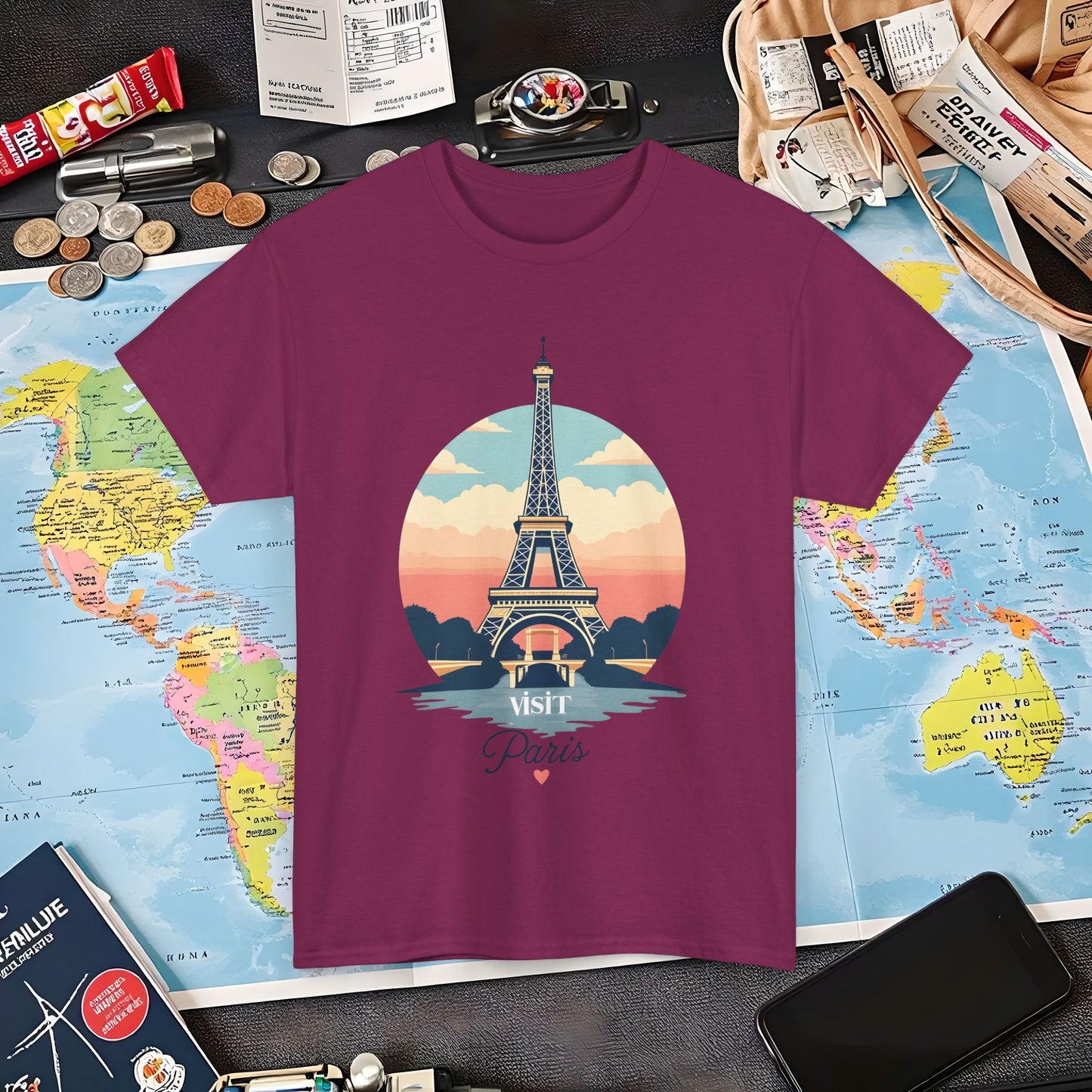 Paris Dreams Air Travel T-Shirts | Jetsetter, Airport, and International Flight Tees