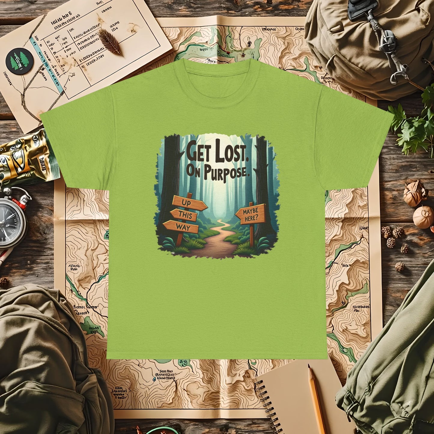 Nature Escape Outdoor Adventure T-Shirts | Camping, Hiking, Rafting & Kayaking Tees for Nature Lovers