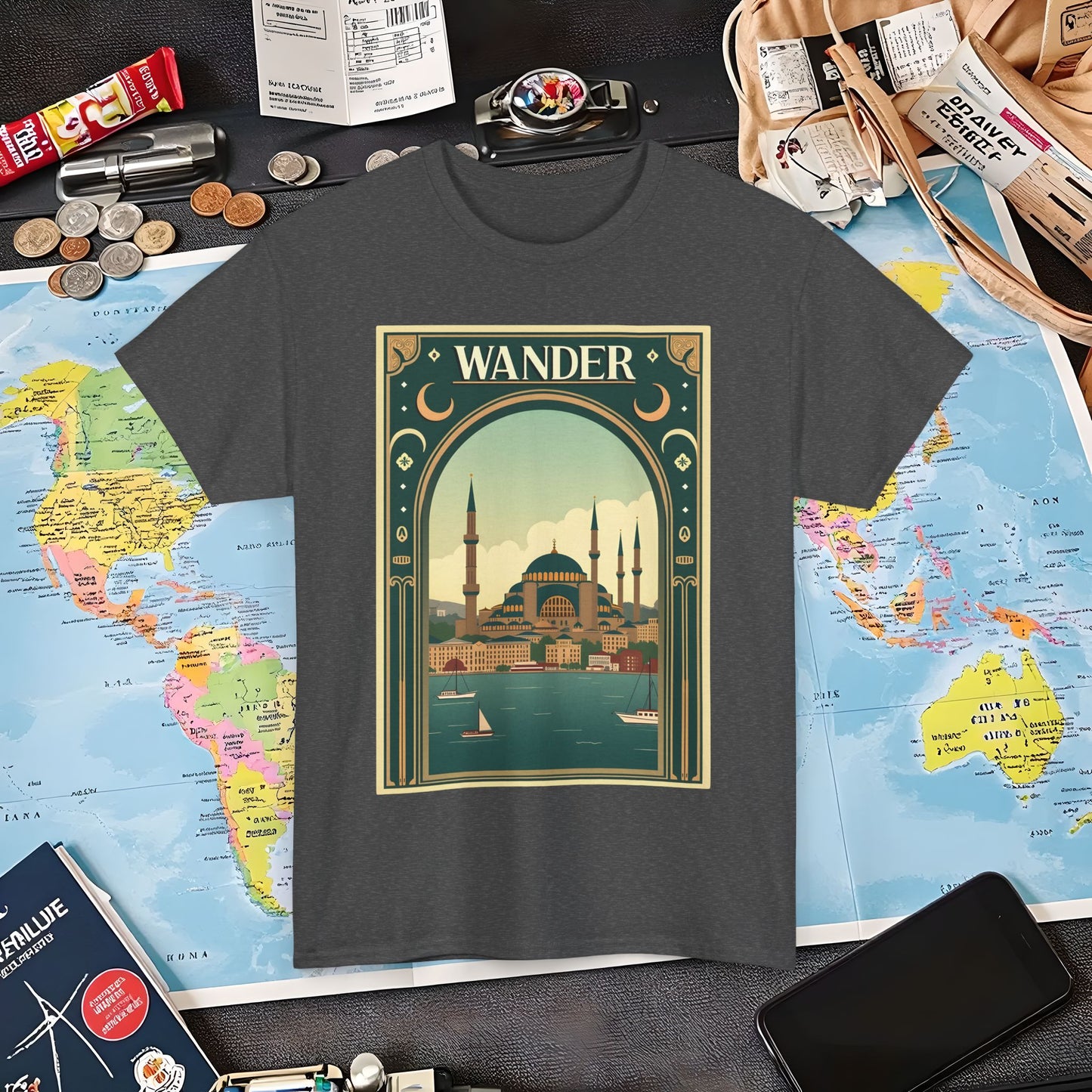 Istanbul Elegance Air Travel T-Shirts | Jetsetter, Airport, and International Flight Tees