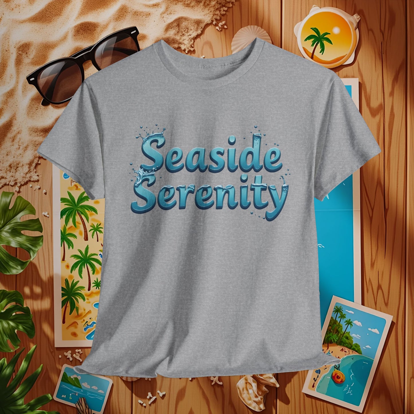 Seaside Bliss Beach Travel T-Shirts | Tropical Vacation & Coastal Lifestyle Tees