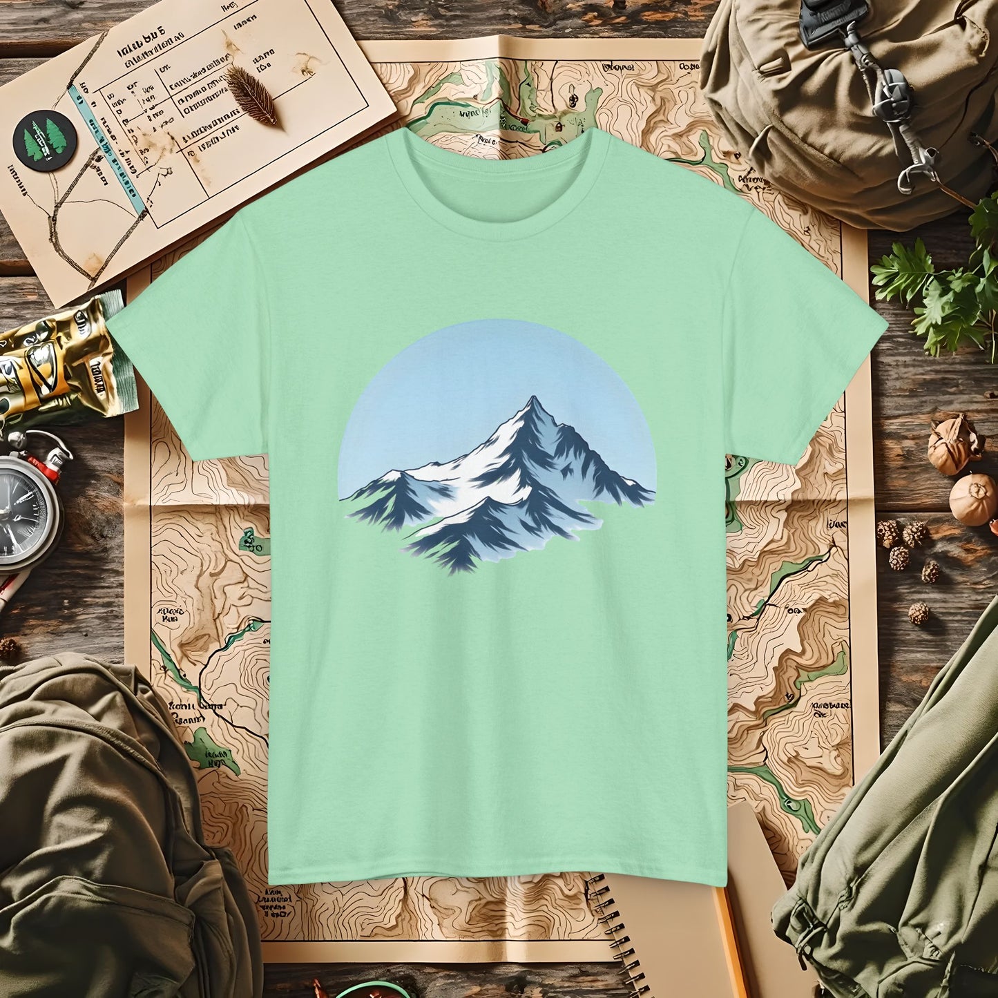 Mountain Escape Outdoor Adventure T-Shirts | Camping, Hiking, Rafting & Kayaking Tees for Nature Lovers