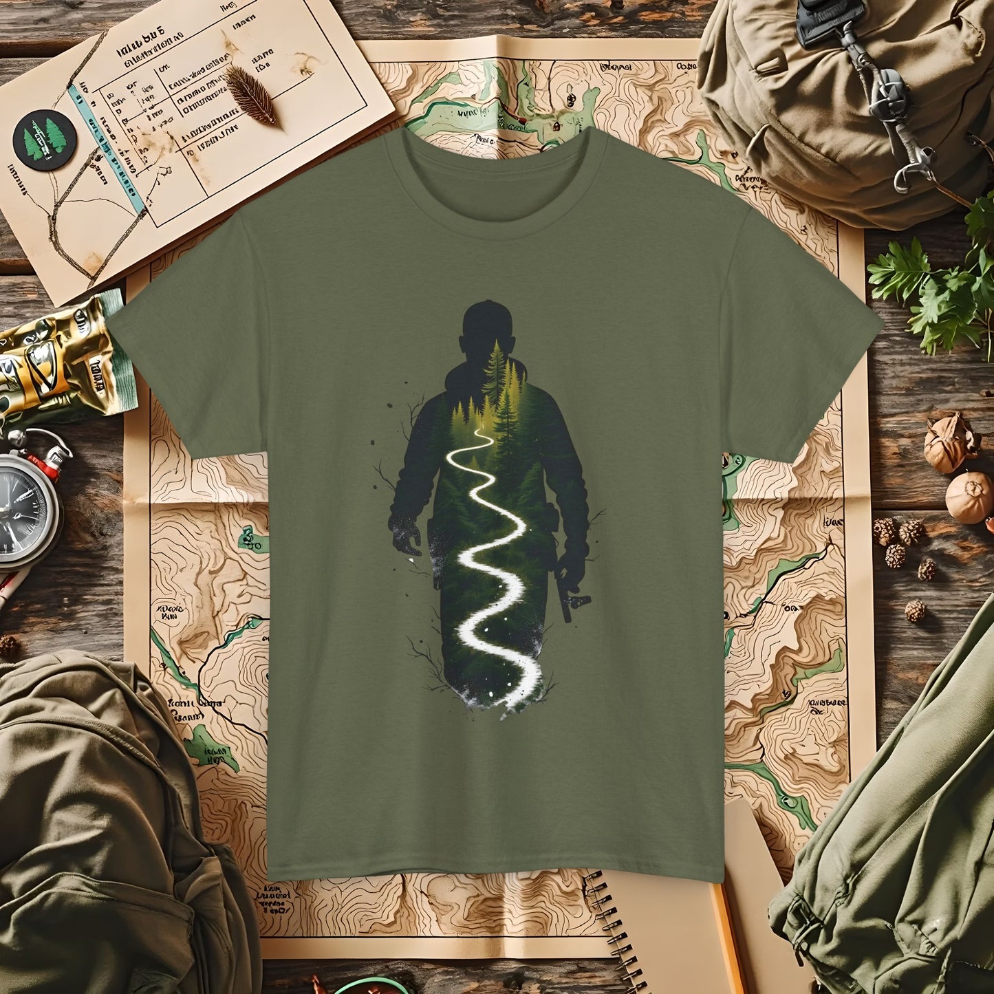 Nature Journey Outdoor Adventure T-Shirts | Camping, Hiking, Rafting & Kayaking Tees for Nature Lovers
