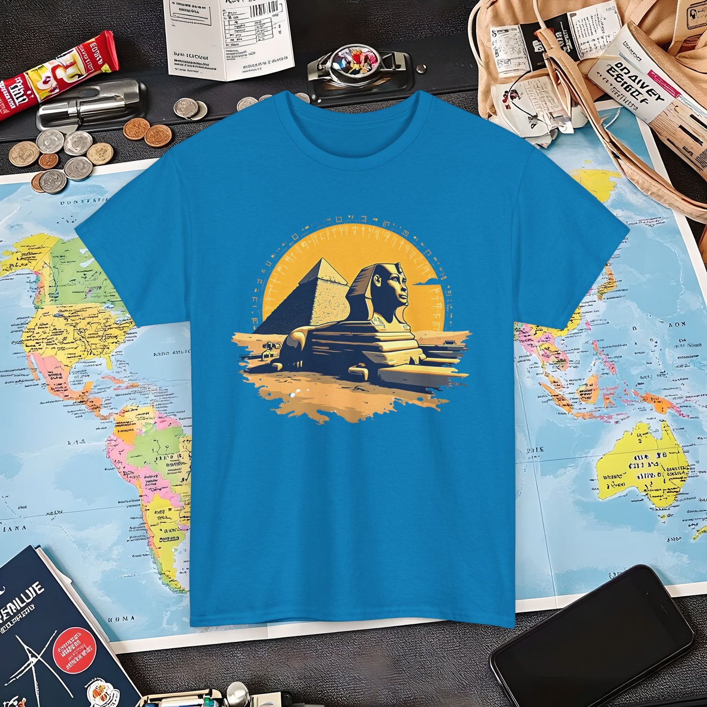 Cairo Mystique Air Travel T-Shirts | Jetsetter, Airport, and International Flight Tees