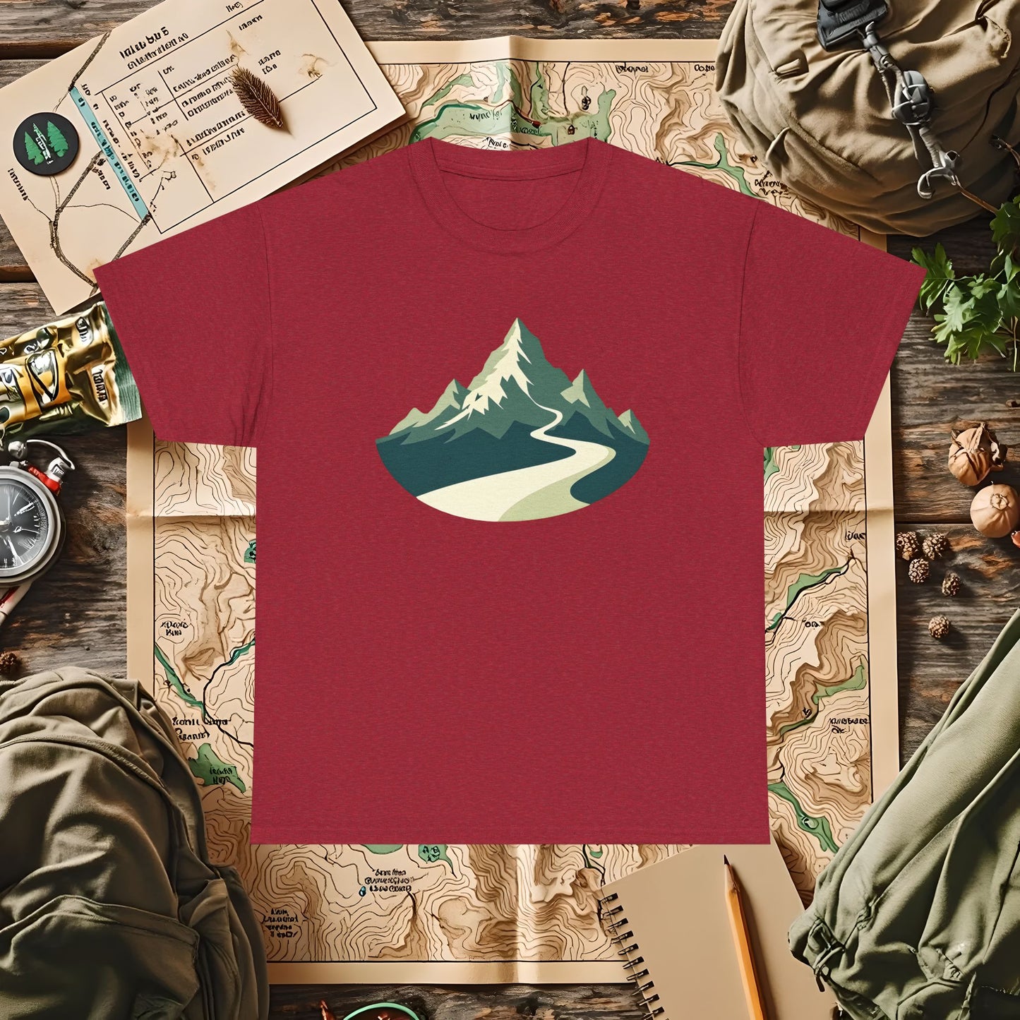 Mountain Path Outdoor Adventure T-Shirts | Camping, Hiking, Rafting & Kayaking Tees for Nature Lovers