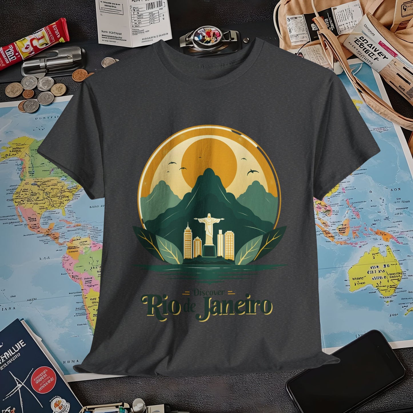Rio Vintage Air Travel T-Shirts | Jetsetter, Airport, and International Flight Tees
