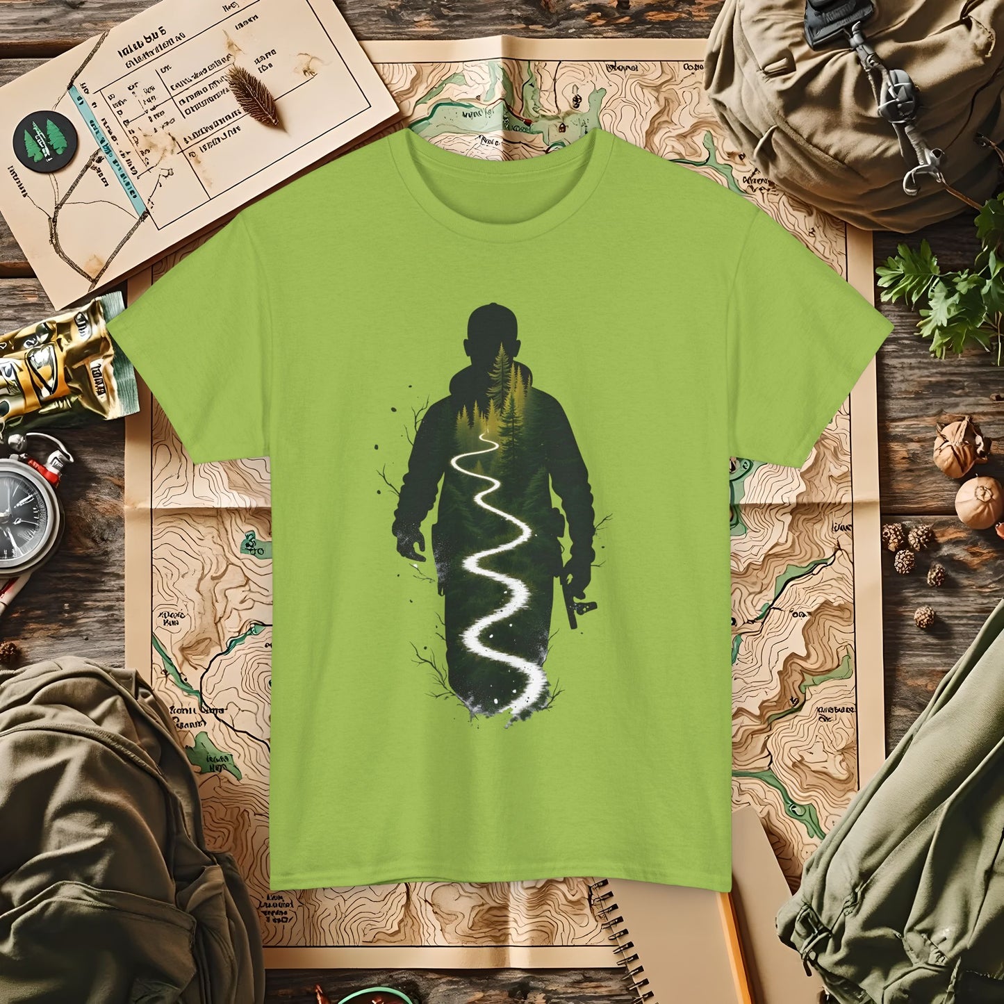 Nature Journey Outdoor Adventure T-Shirts | Camping, Hiking, Rafting & Kayaking Tees for Nature Lovers