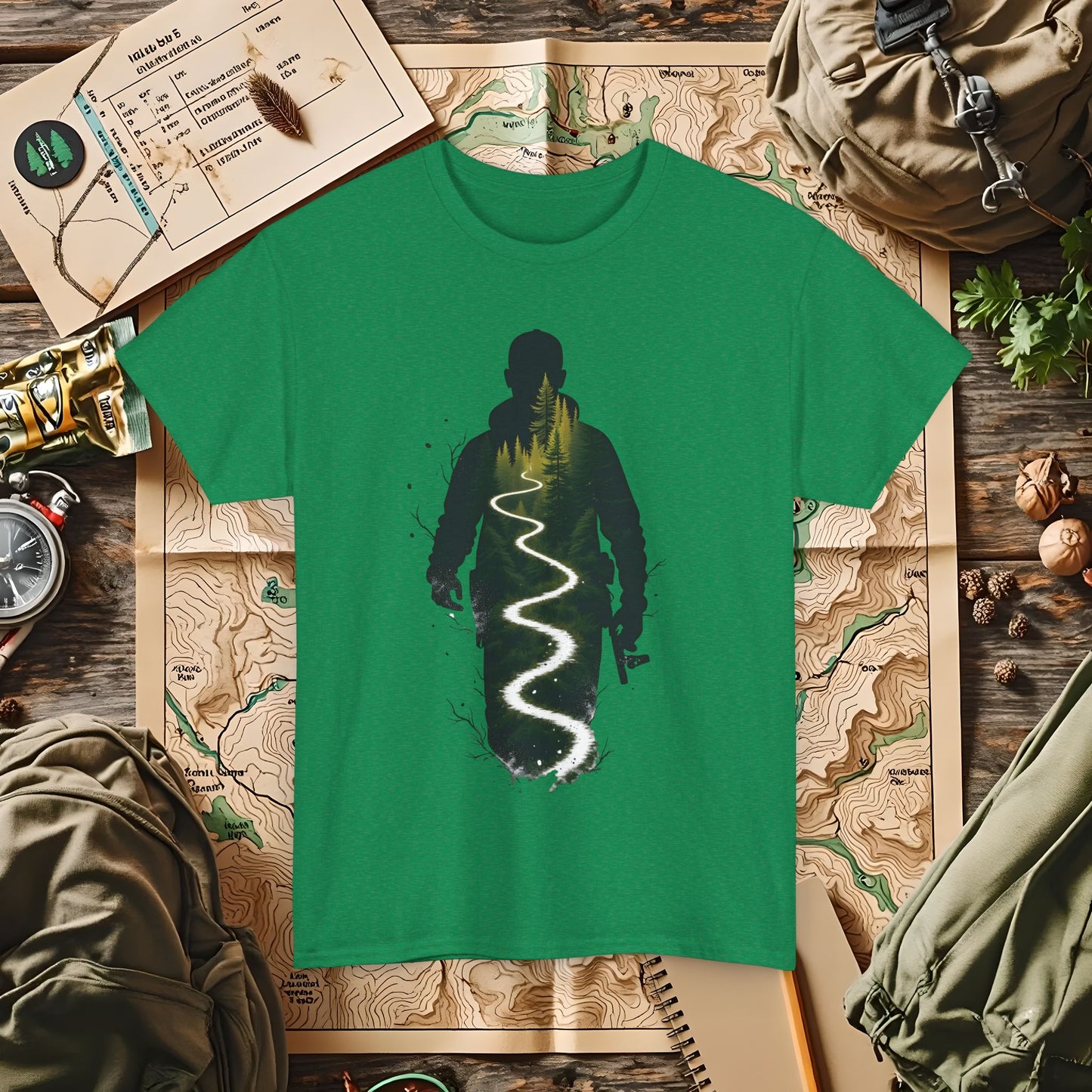 Nature Journey Outdoor Adventure T-Shirts | Camping, Hiking, Rafting & Kayaking Tees for Nature Lovers