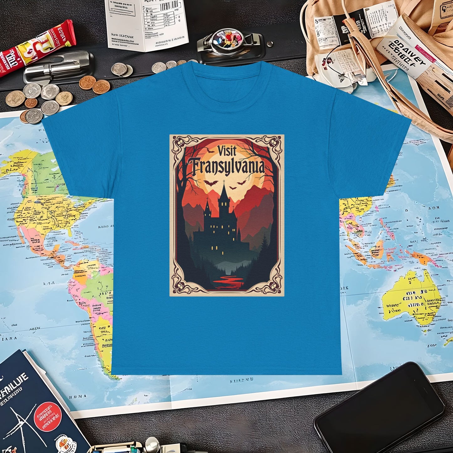 Transylvanian Valley Air Travel T-Shirts | Jetsetter, Airport, and International Flight Tees