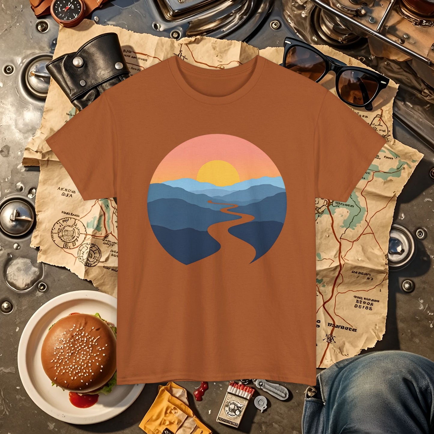Journey Ahead Road Trip & Vehicle Travel T-Shirts | Car, RV, and Motorcycle Adventure Tees