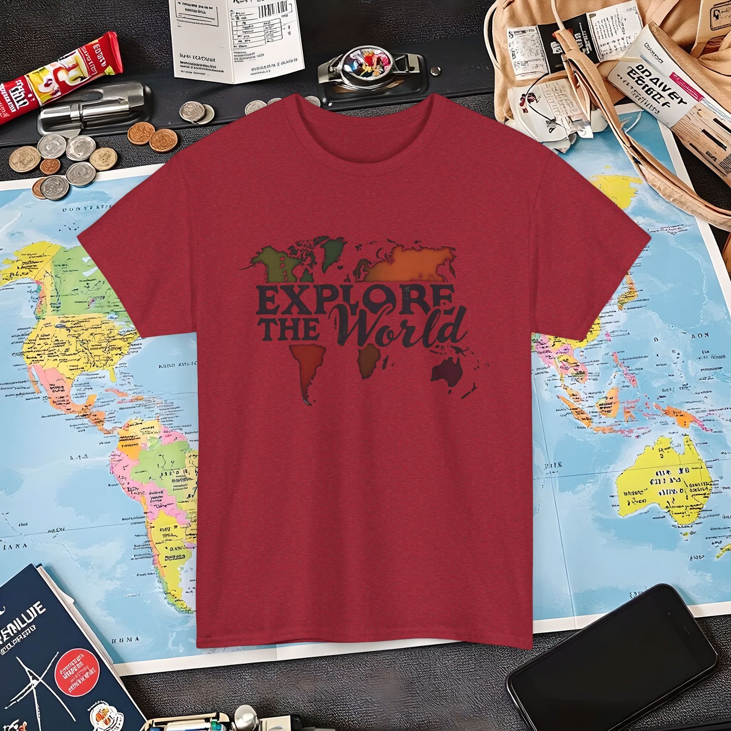 Vintage Explorer Air Travel T-Shirts | Jetsetter, Airport, and International Flight Tees