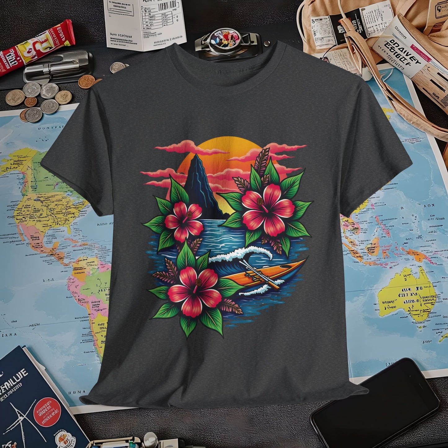 Hawaii Vibes Air Travel T-Shirts | Jetsetter, Airport, and International Flight Tees