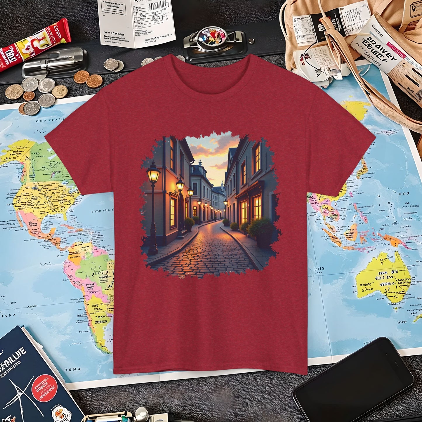 European Romance Air Travel T-Shirts | Jetsetter, Airport, and International Flight Tees