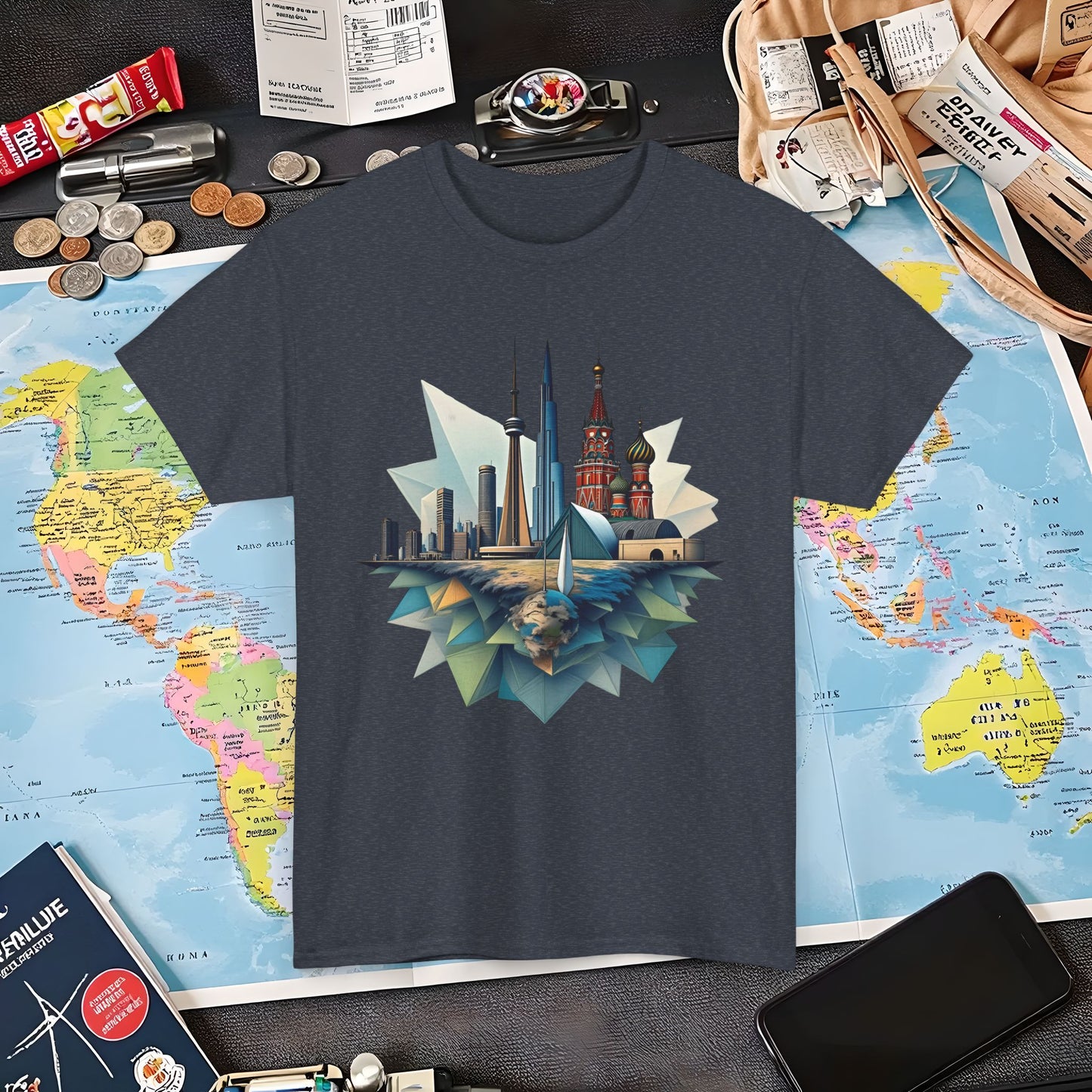 Urban Geometry Air Travel T-Shirts | Jetsetter, Airport, and International Flight Tees