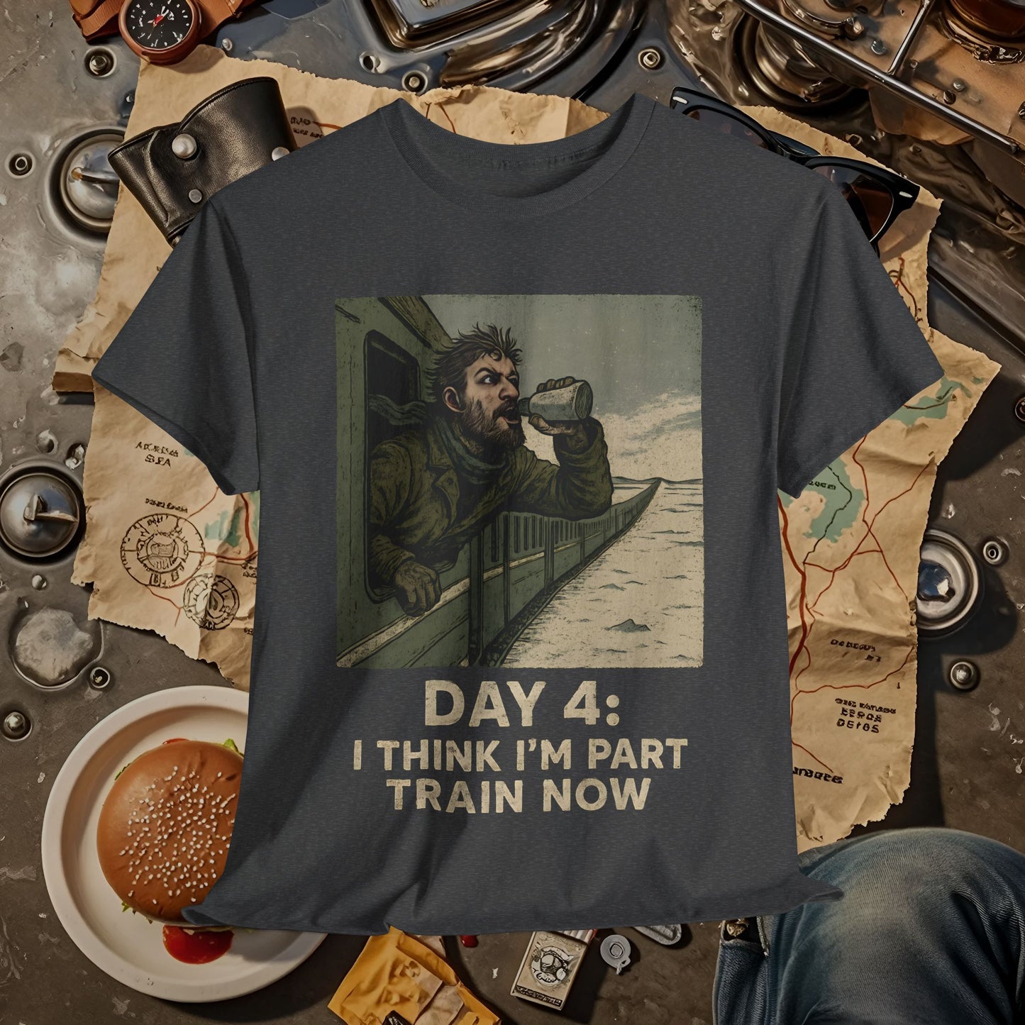 Day 4: I Think I Am Part Train – Feral Traveler’s Siberian Railroad Tee Road Trip & Vehicle Travel T-Shirts | Car, RV, and Motorcycle Adventure Tees