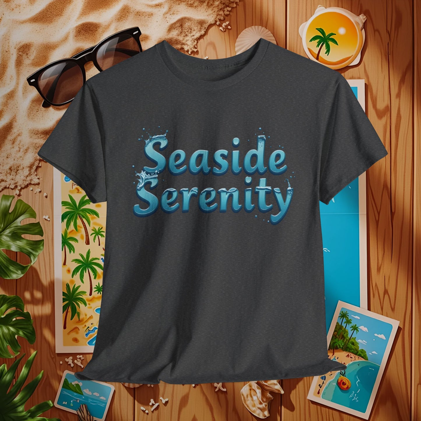 Seaside Bliss Beach Travel T-Shirts | Tropical Vacation & Coastal Lifestyle Tees