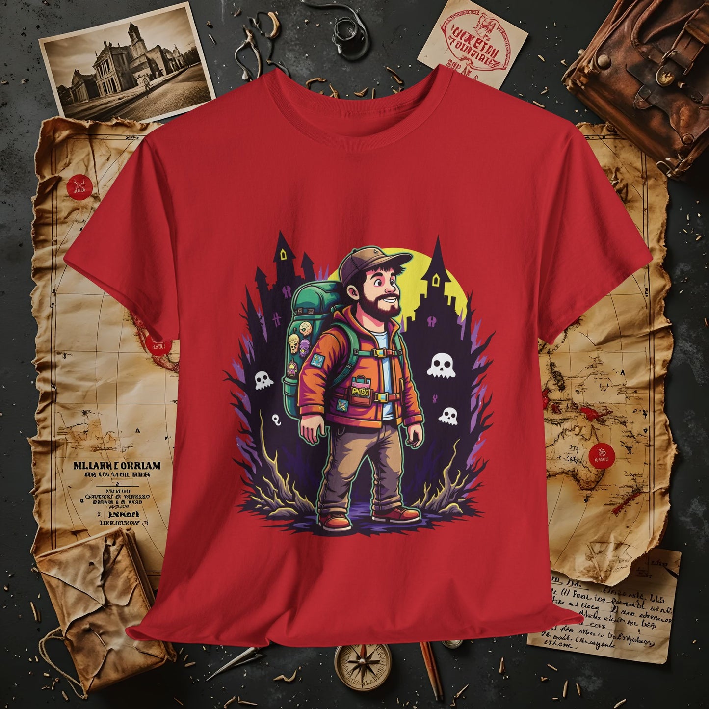 Ghost Hunt Thrillseeker Dark Tourism T-Shirts | Hauntingly Cool Travel Tees for the Morbidly Curious