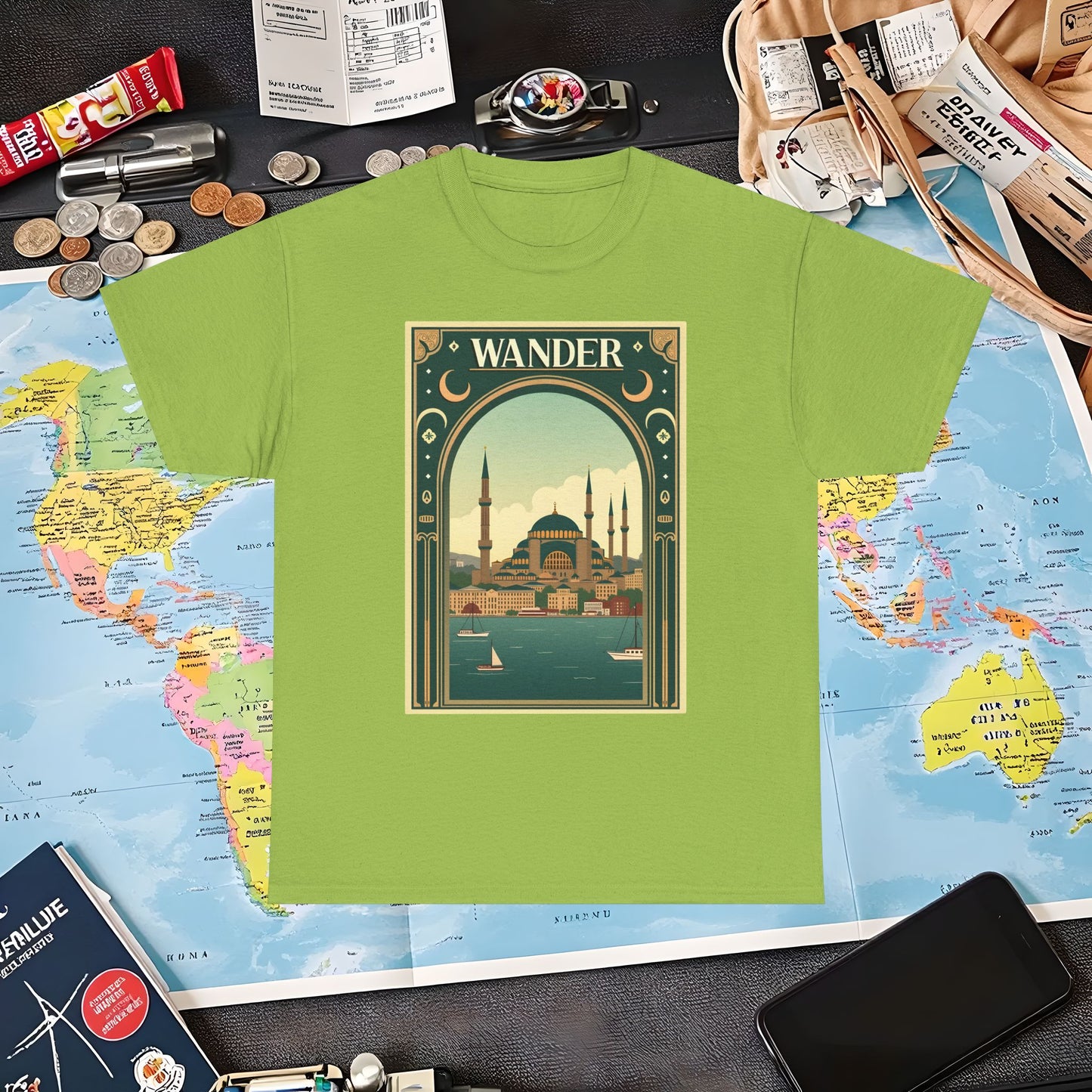 Istanbul Elegance Air Travel T-Shirts | Jetsetter, Airport, and International Flight Tees