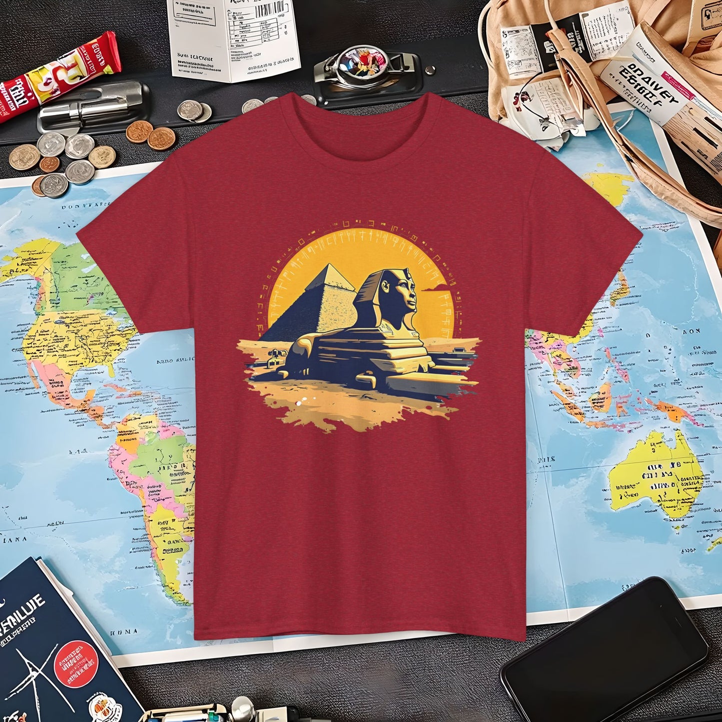 Cairo Mystique Air Travel T-Shirts | Jetsetter, Airport, and International Flight Tees