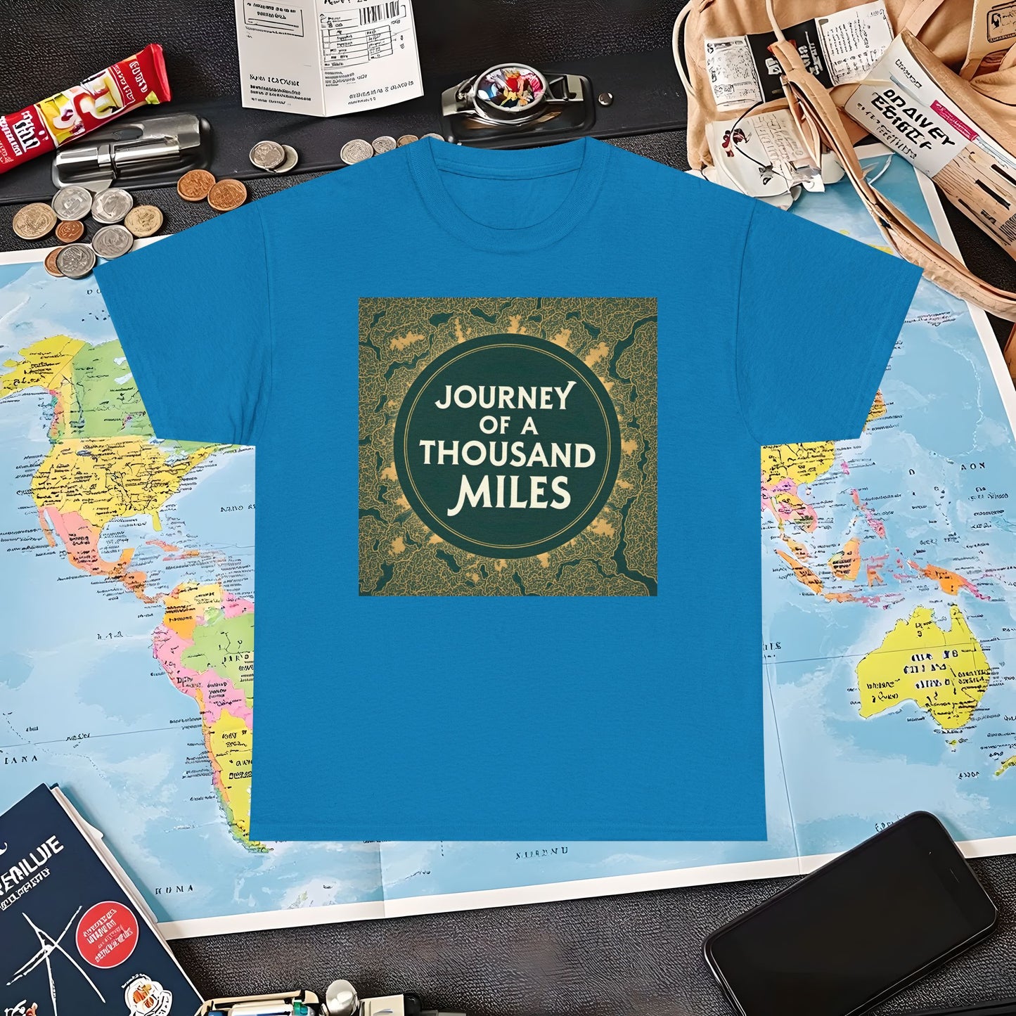 Wanderlust JourneyAir Travel T-Shirts | Jetsetter, Airport, and International Flight Tees
