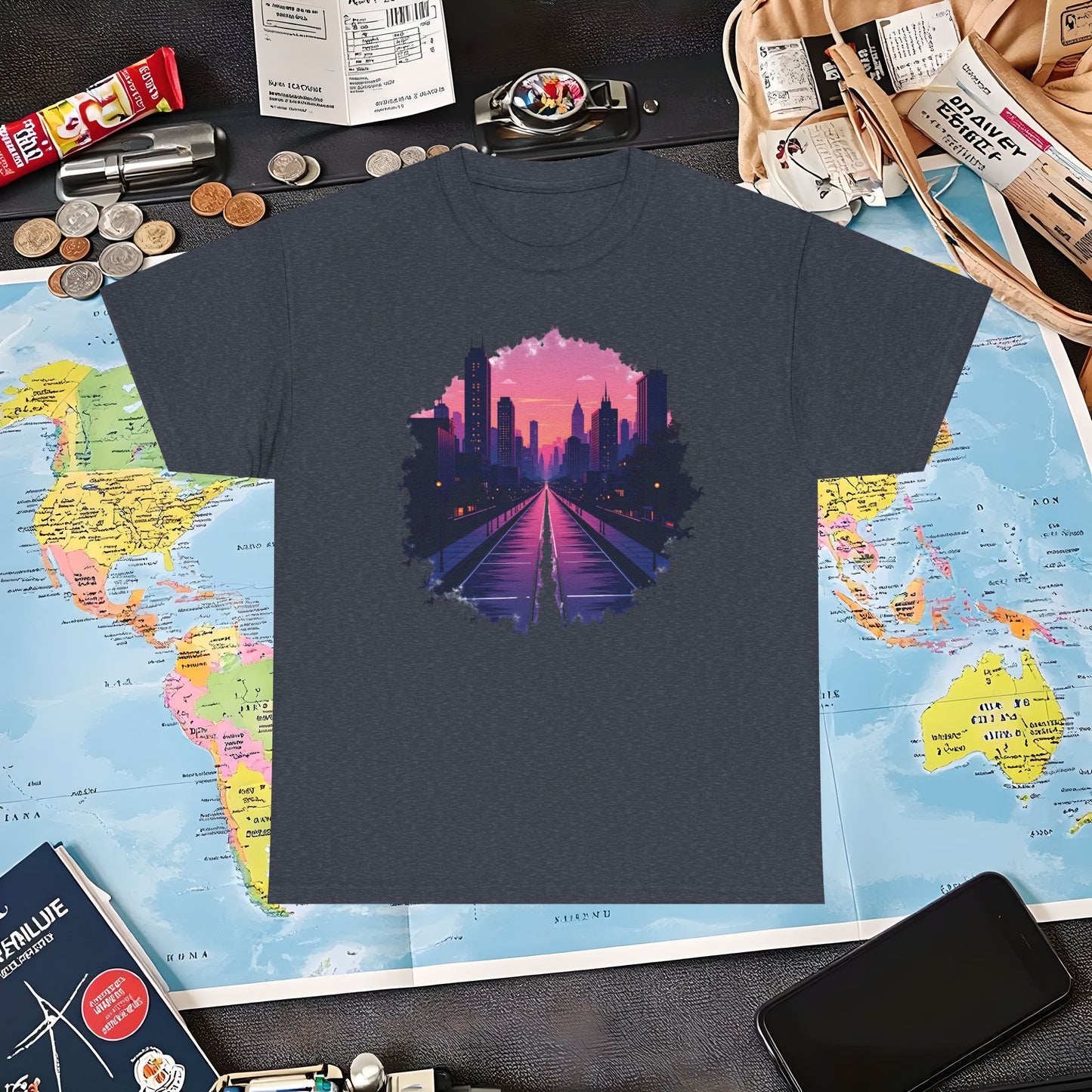 Twilight City Air Travel T-Shirts | Jetsetter, Airport, and International Flight Tees