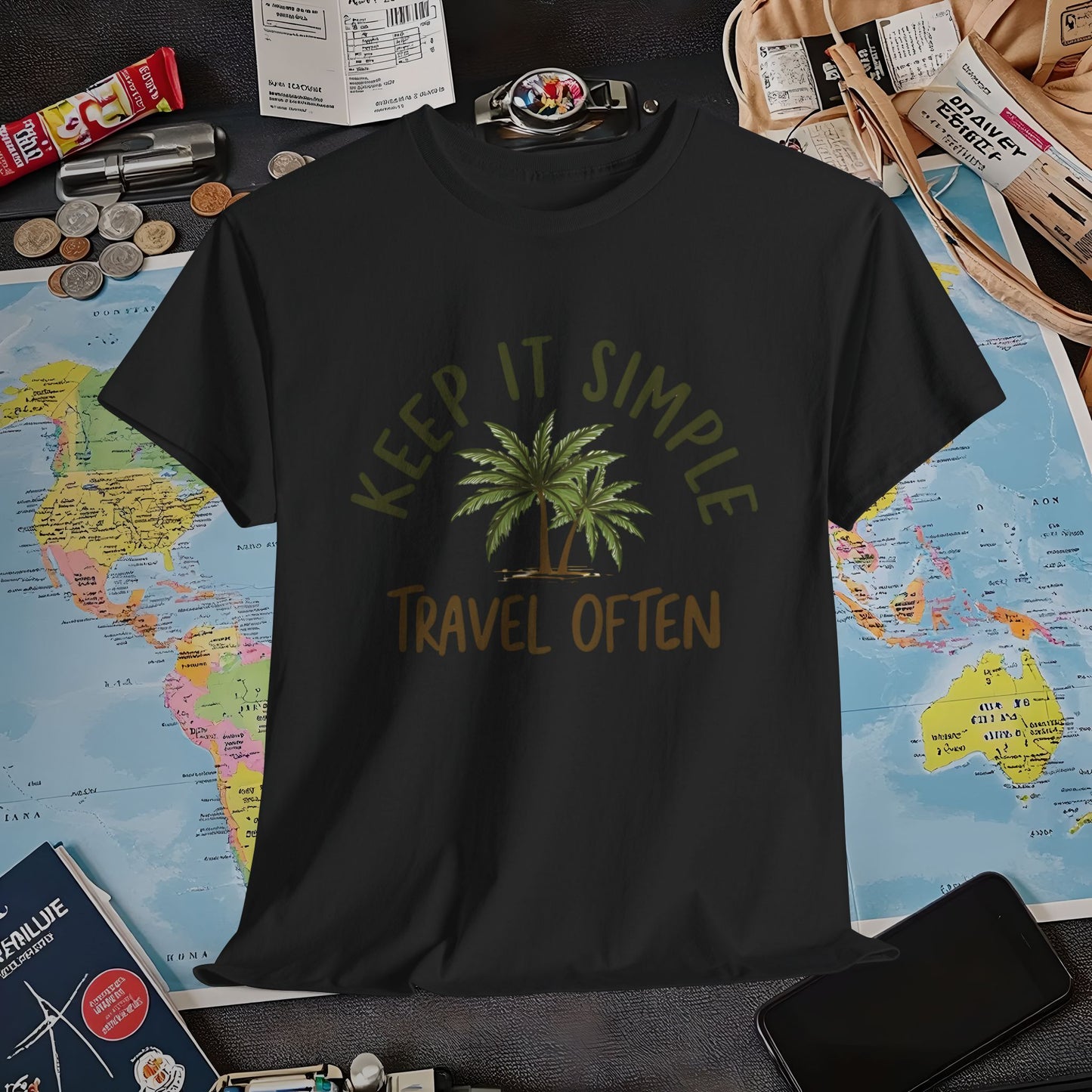 Simple Travel Air Travel T-Shirts | Jetsetter, Airport, and International Flight Tees