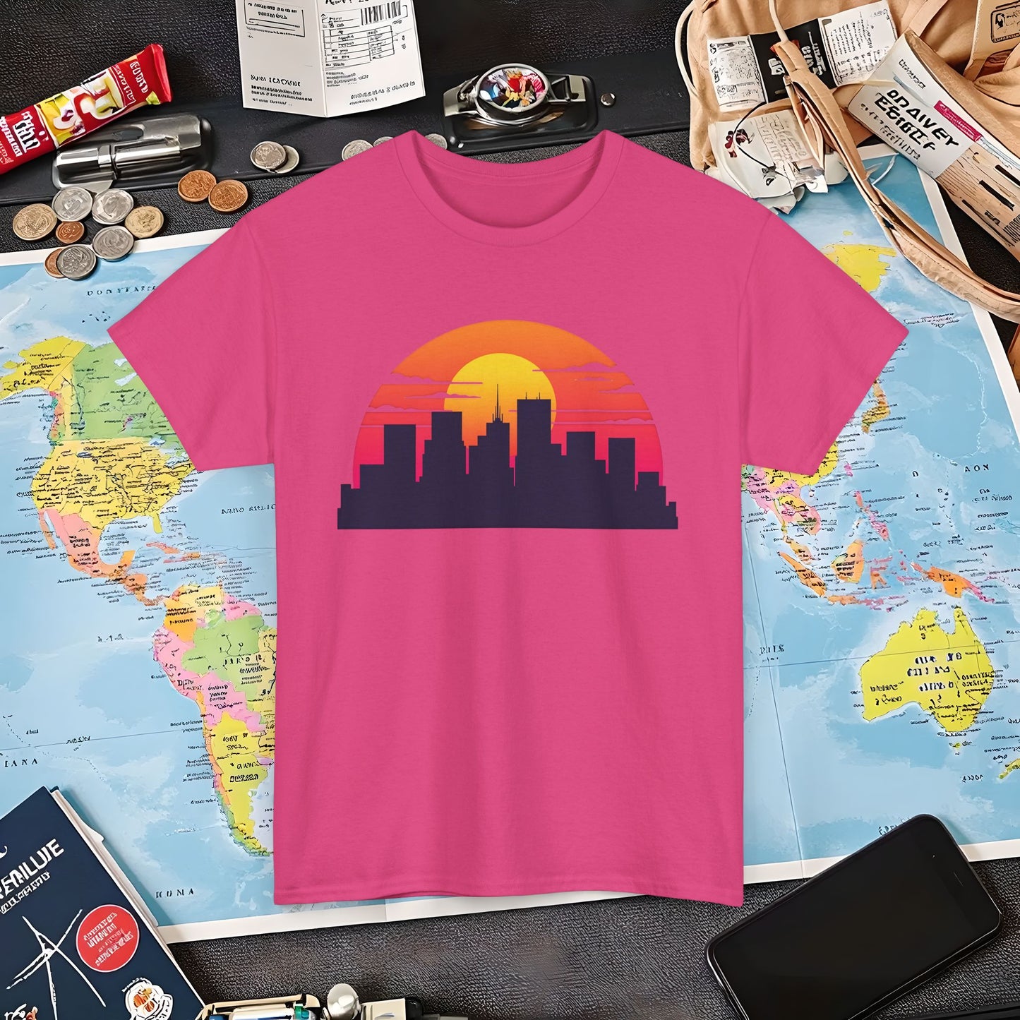 Pixel Paradise Air Travel T-Shirts | Jetsetter, Airport, and International Flight Tees