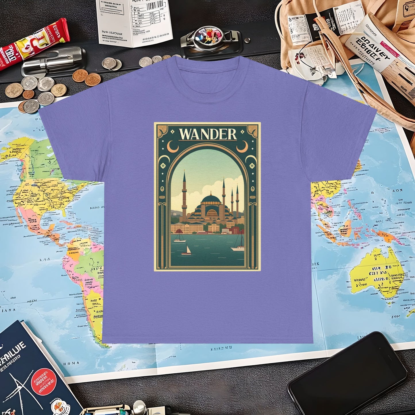 Istanbul Elegance Air Travel T-Shirts | Jetsetter, Airport, and International Flight Tees