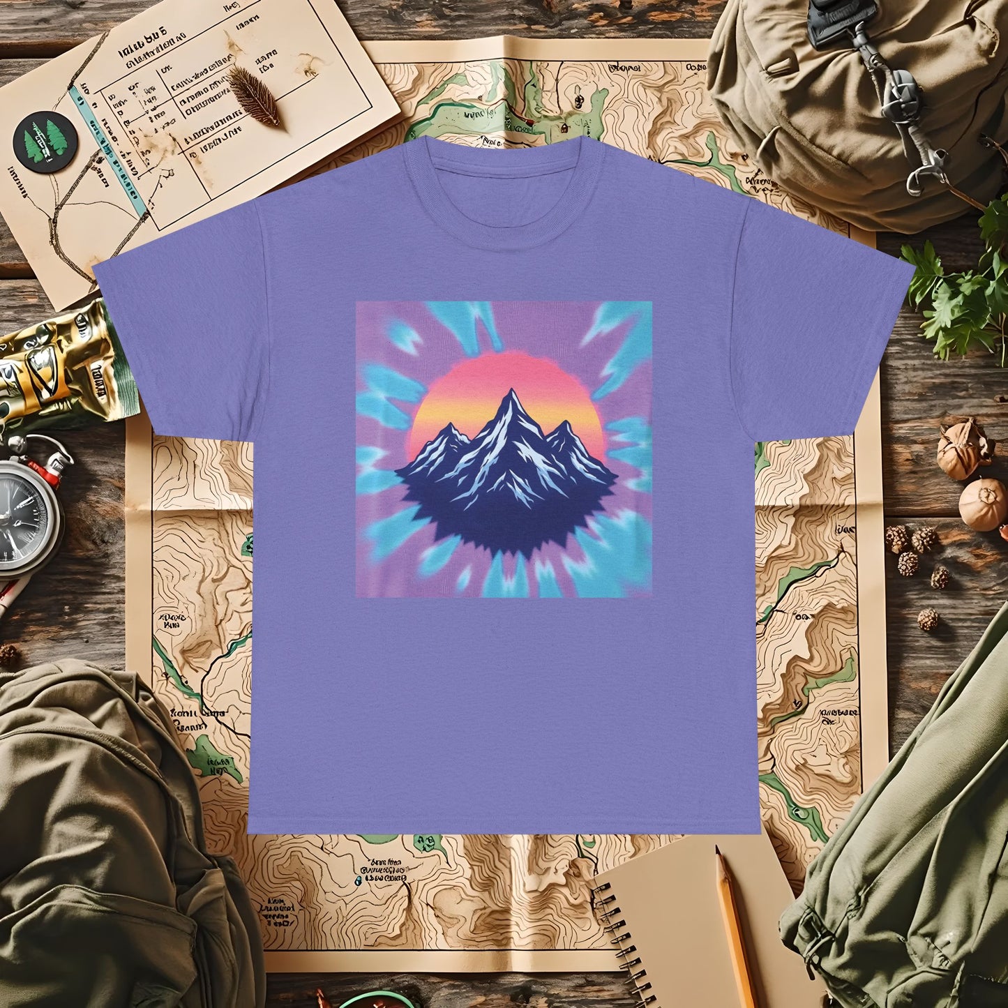 Color Peak Outdoor Adventure T-Shirts | Camping, Hiking, Rafting & Kayaking Tees for Nature Lovers
