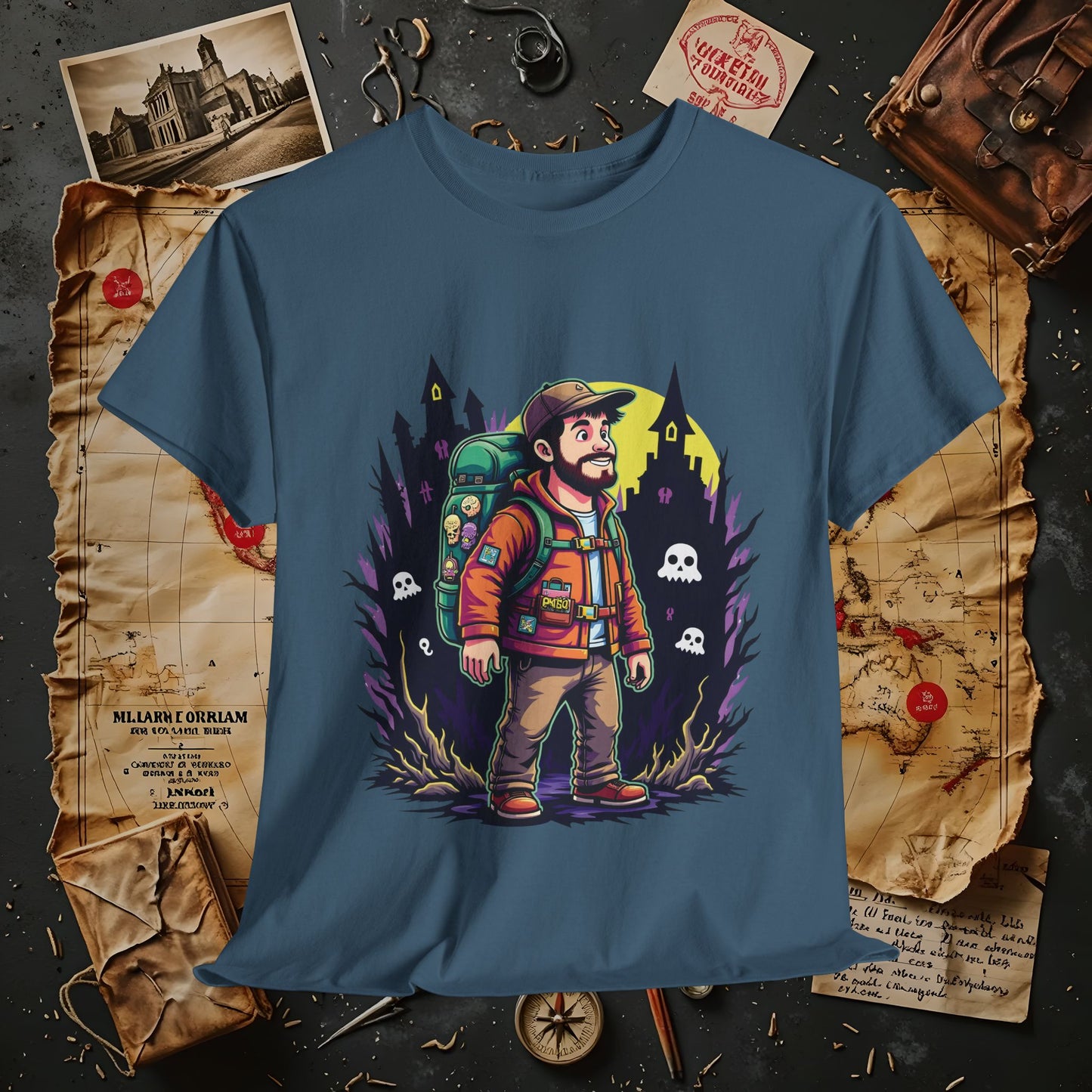 Ghost Hunt Thrillseeker Dark Tourism T-Shirts | Hauntingly Cool Travel Tees for the Morbidly Curious