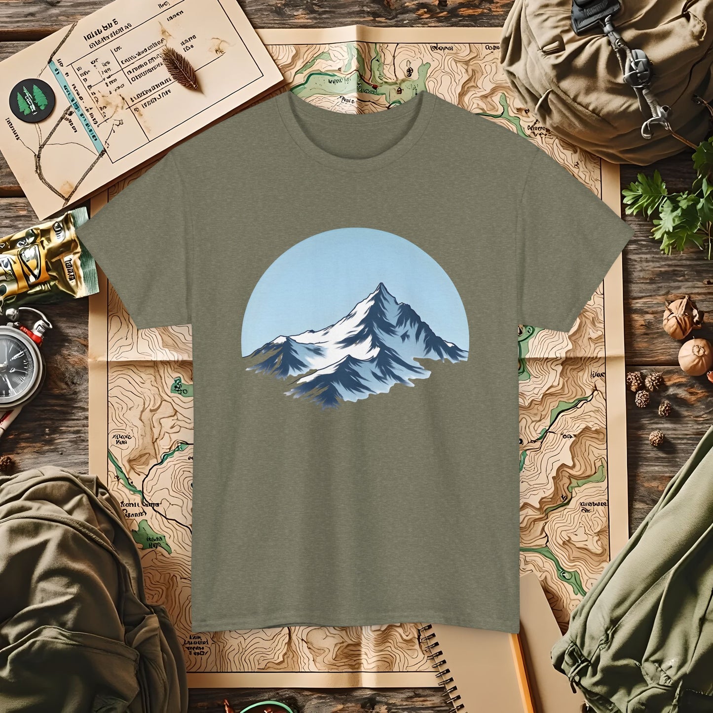 Mountain Escape Outdoor Adventure T-Shirts | Camping, Hiking, Rafting & Kayaking Tees for Nature Lovers