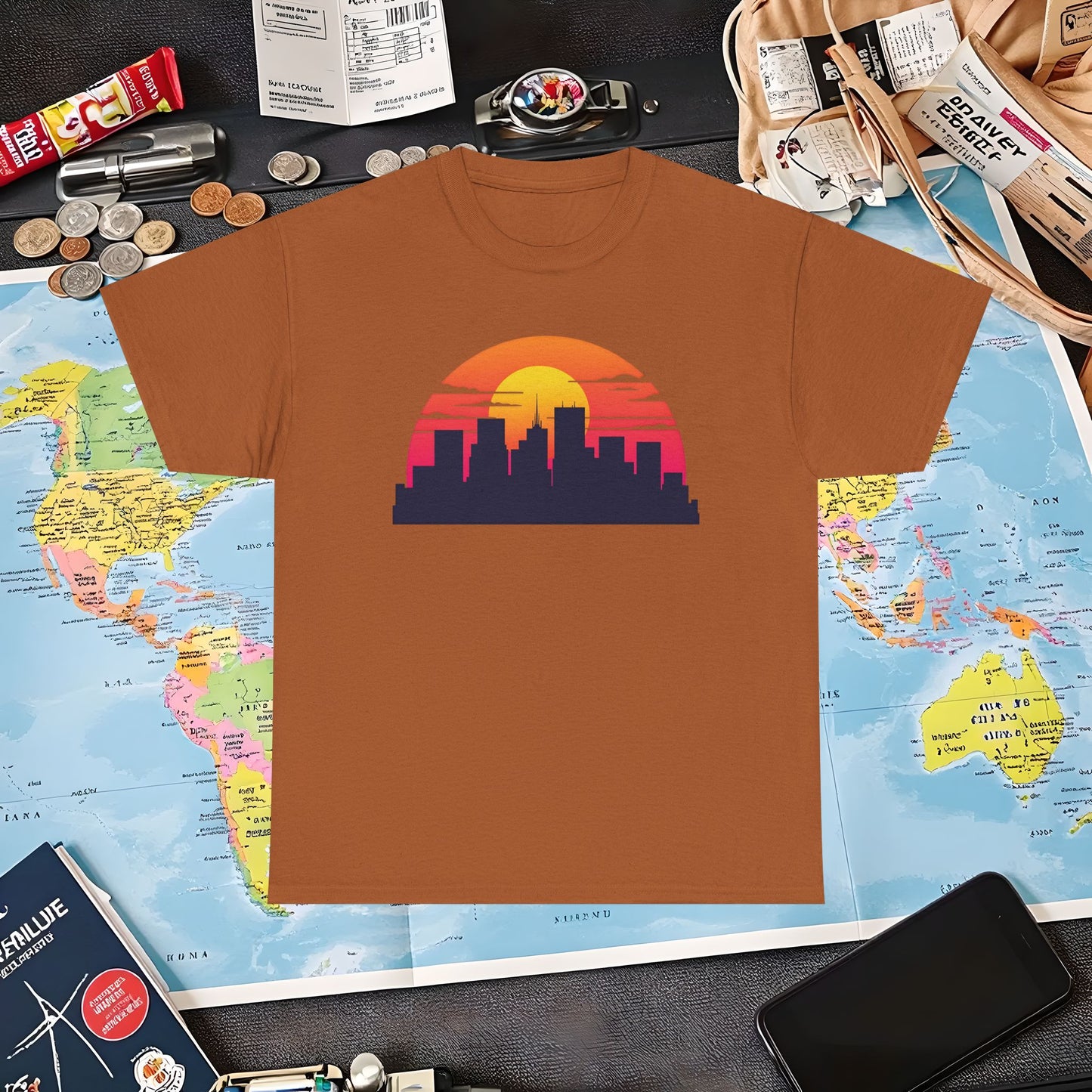 Pixel Paradise Air Travel T-Shirts | Jetsetter, Airport, and International Flight Tees