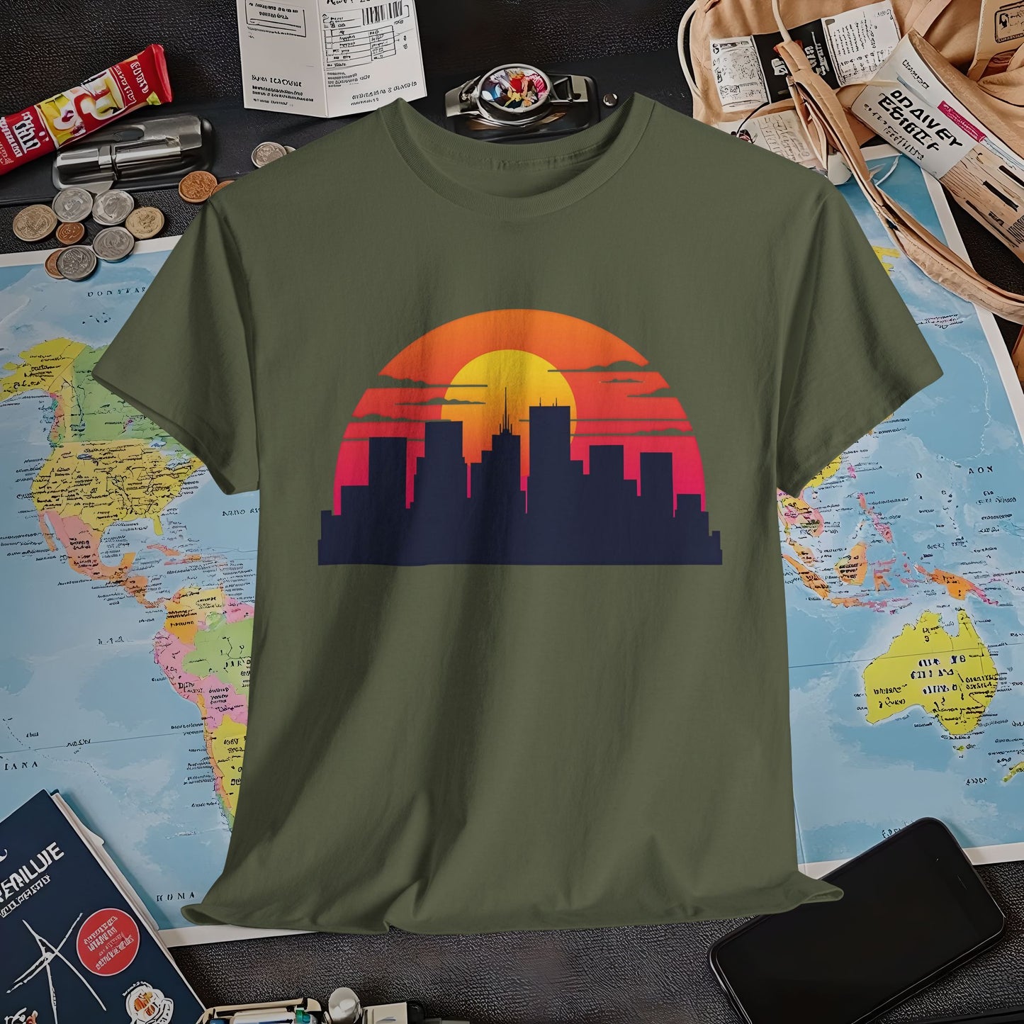 Pixel Paradise Air Travel T-Shirts | Jetsetter, Airport, and International Flight Tees