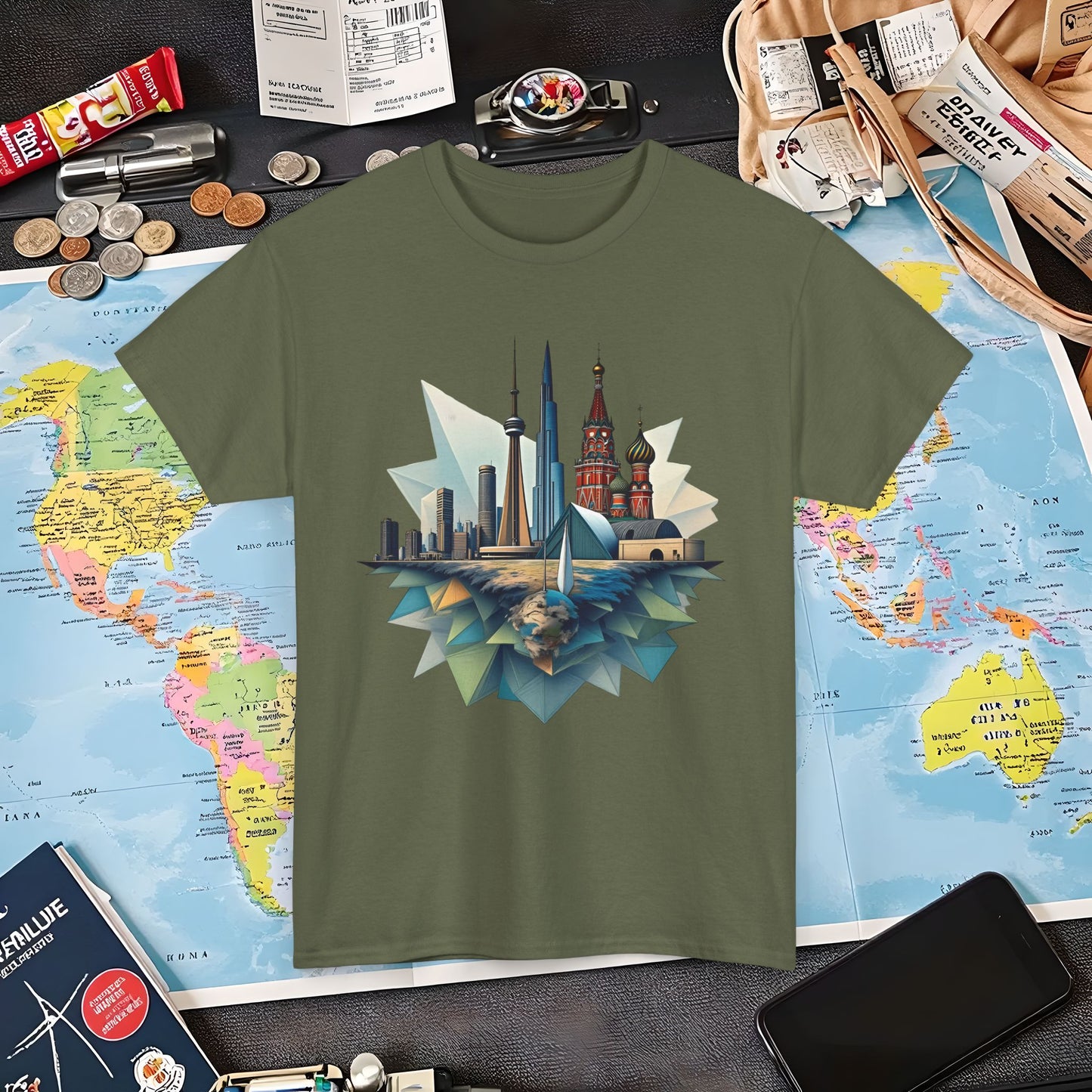 Urban Geometry Air Travel T-Shirts | Jetsetter, Airport, and International Flight Tees