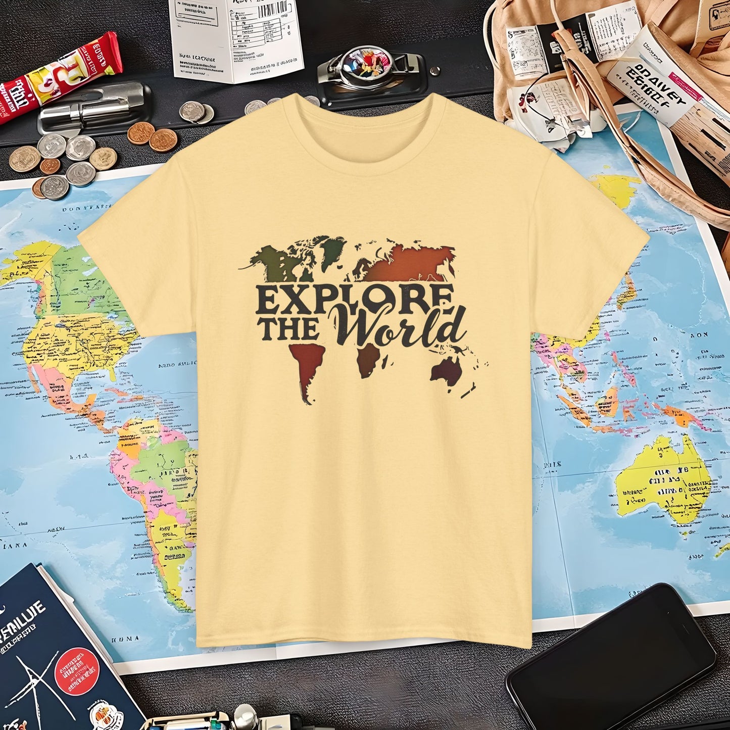Vintage Explorer Air Travel T-Shirts | Jetsetter, Airport, and International Flight Tees