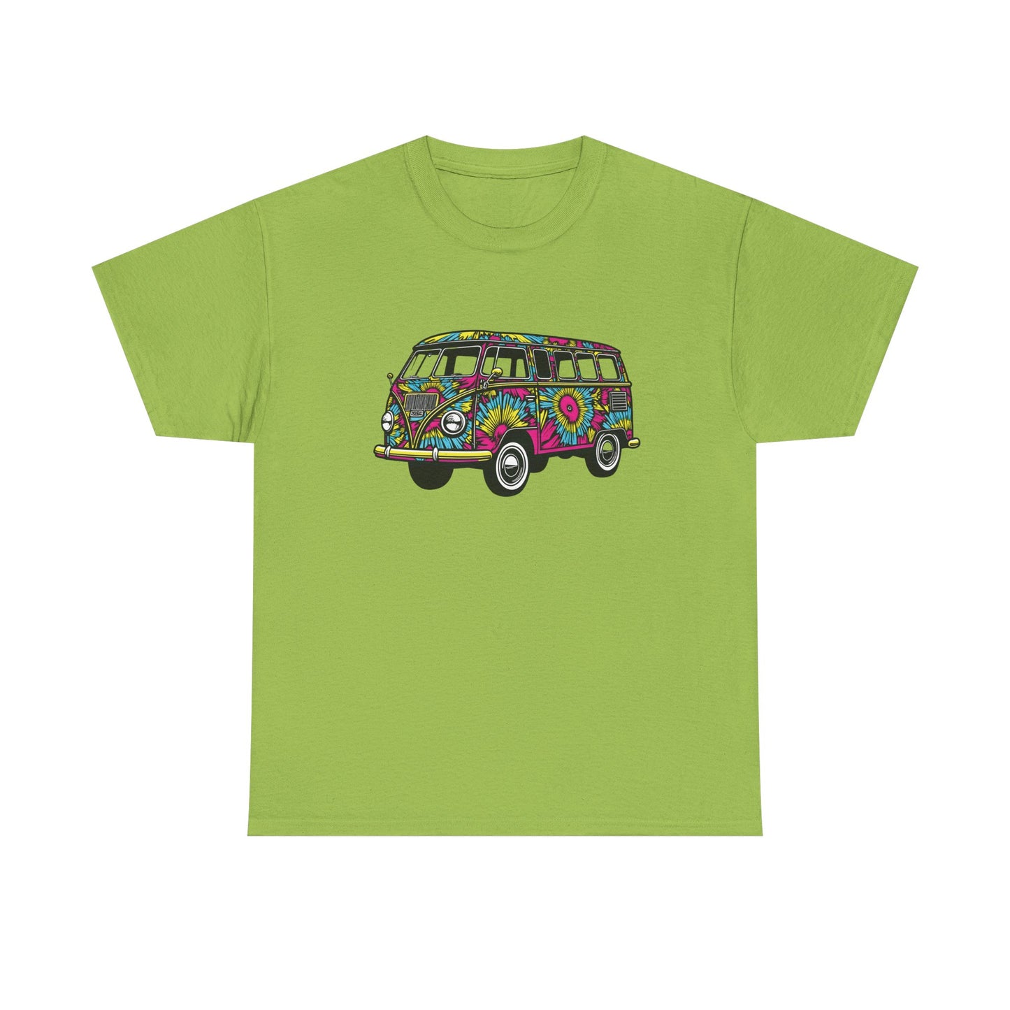 Kaleidoscope Van Road Trip & Vehicle Travel T-Shirts | Car, RV, and Motorcycle Adventure Tees