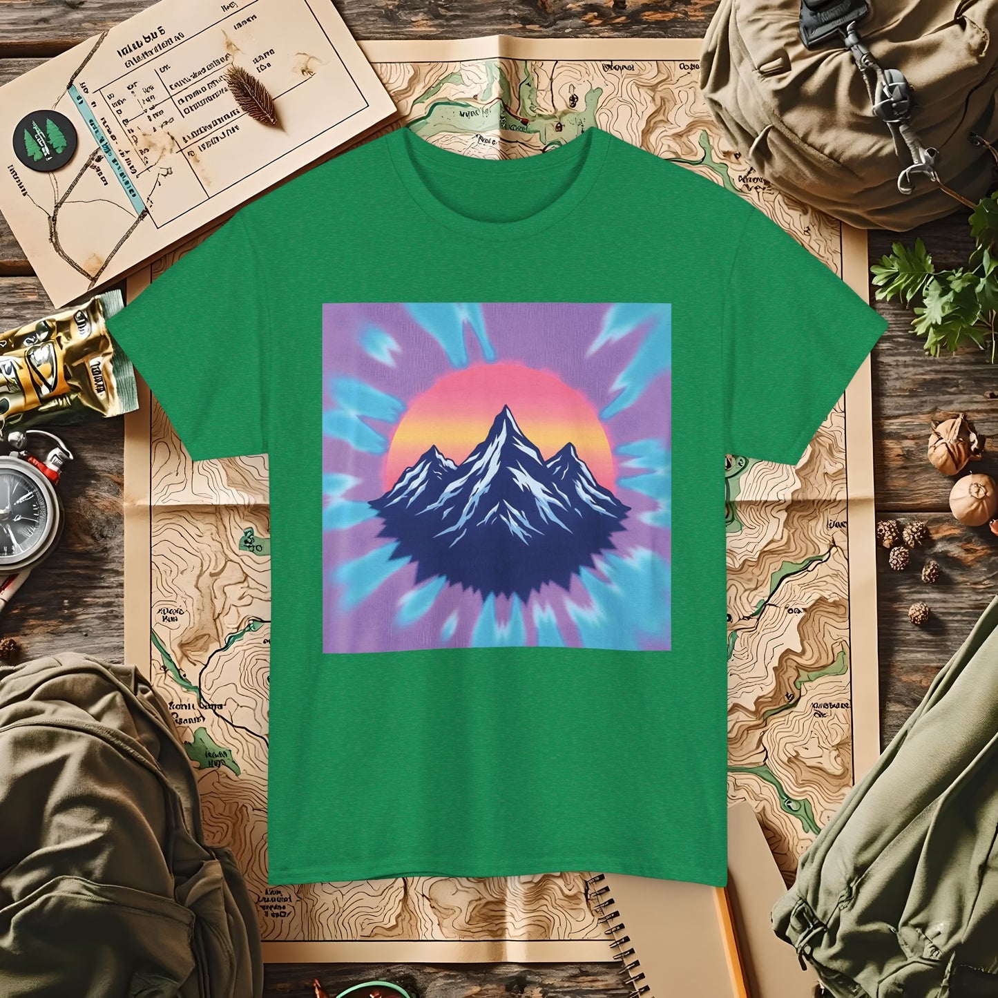 Color Peak Outdoor Adventure T-Shirts | Camping, Hiking, Rafting & Kayaking Tees for Nature Lovers