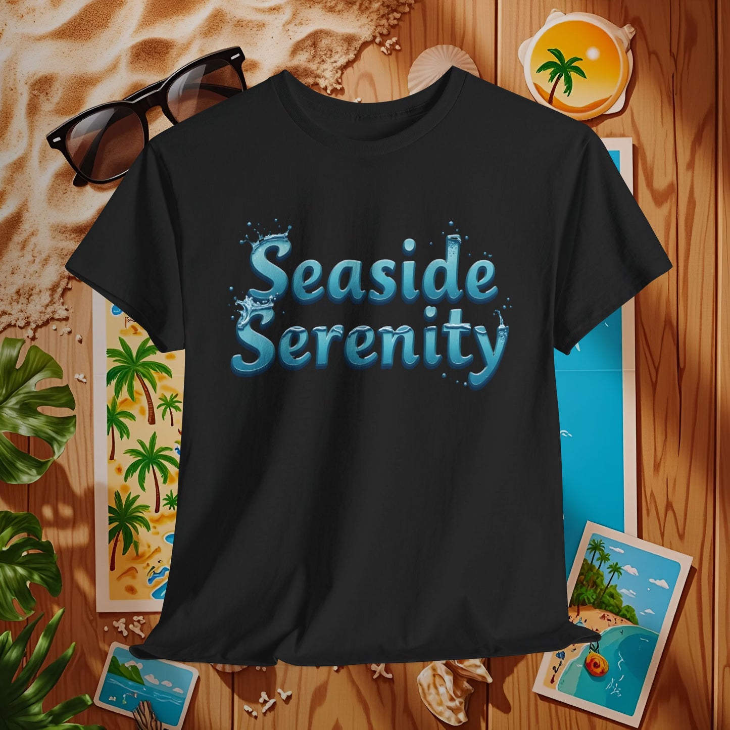 Seaside Bliss Beach Travel T-Shirts | Tropical Vacation & Coastal Lifestyle Tees