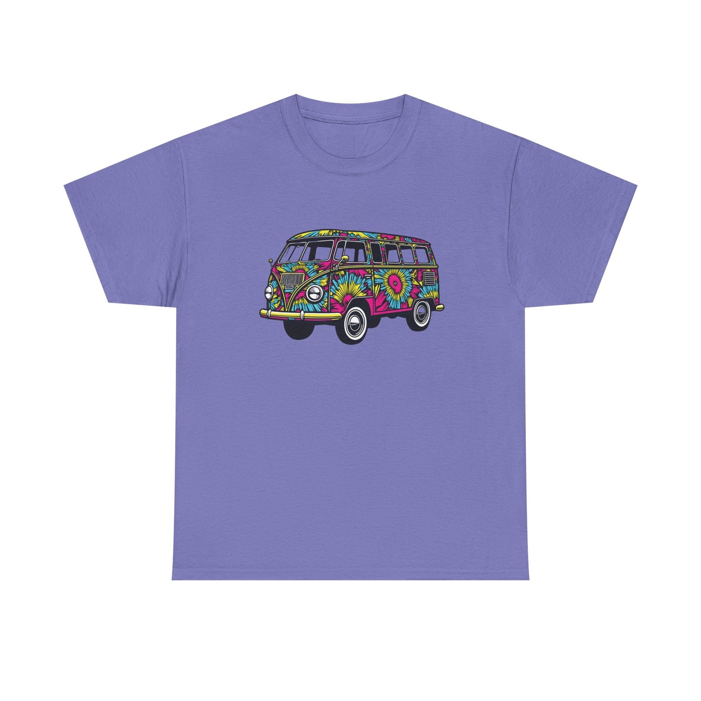 Kaleidoscope Van Road Trip & Vehicle Travel T-Shirts | Car, RV, and Motorcycle Adventure Tees