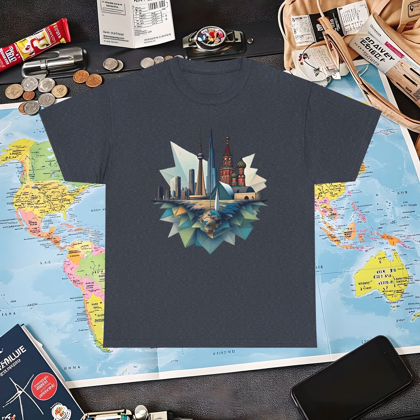 Urban Geometry Air Travel T-Shirts | Jetsetter, Airport, and International Flight Tees