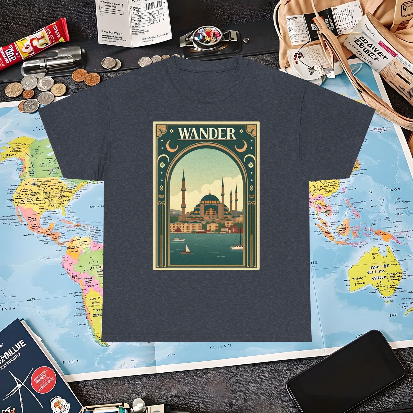 Istanbul Elegance Air Travel T-Shirts | Jetsetter, Airport, and International Flight Tees