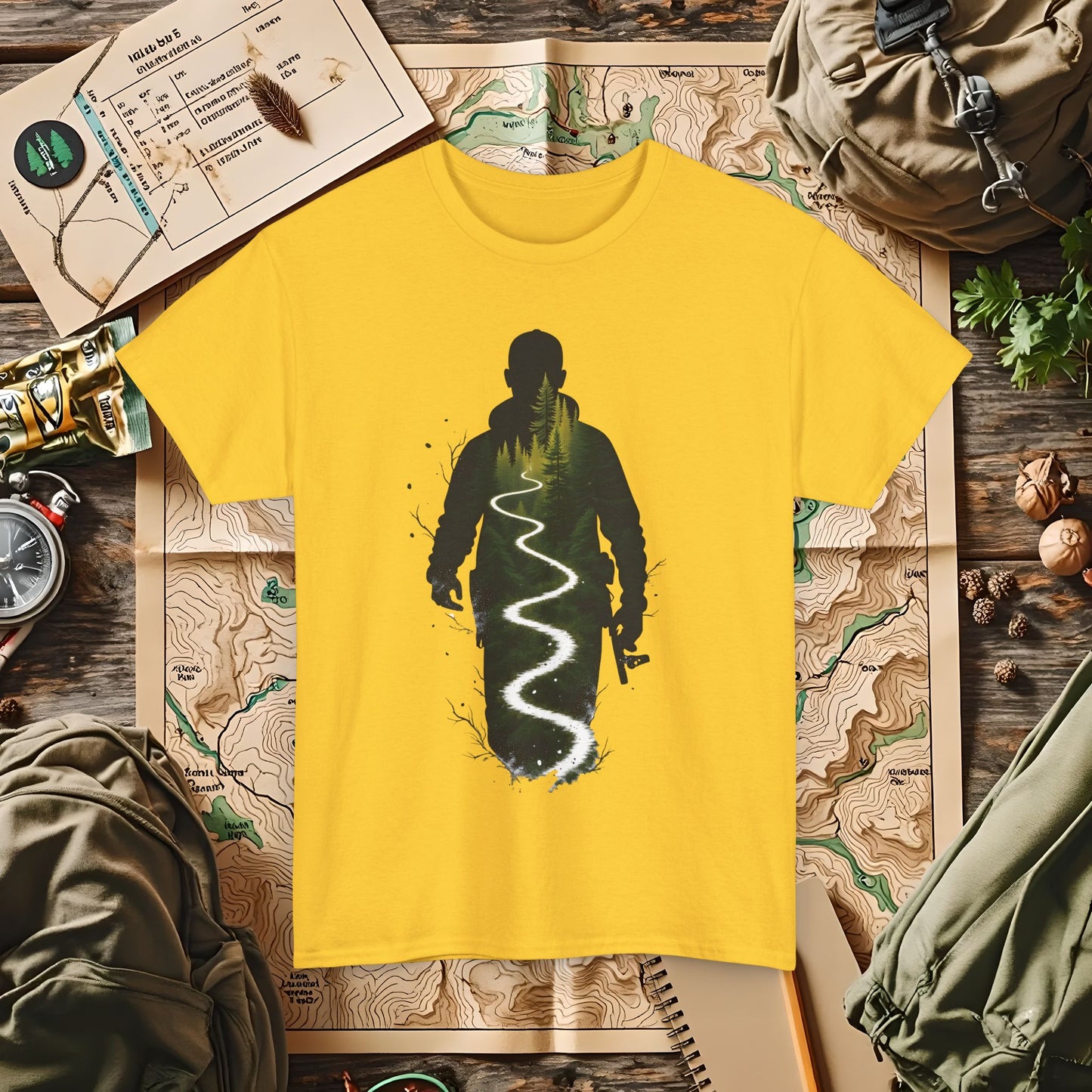 Nature Journey Outdoor Adventure T-Shirts | Camping, Hiking, Rafting & Kayaking Tees for Nature Lovers