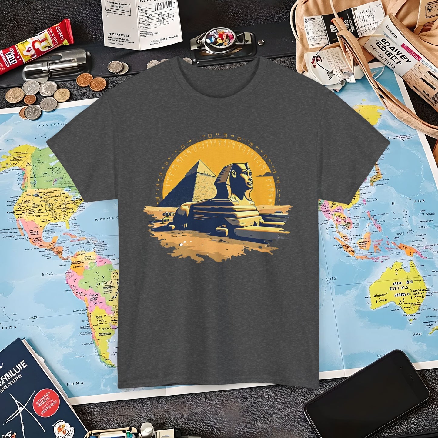 Cairo Mystique Air Travel T-Shirts | Jetsetter, Airport, and International Flight Tees