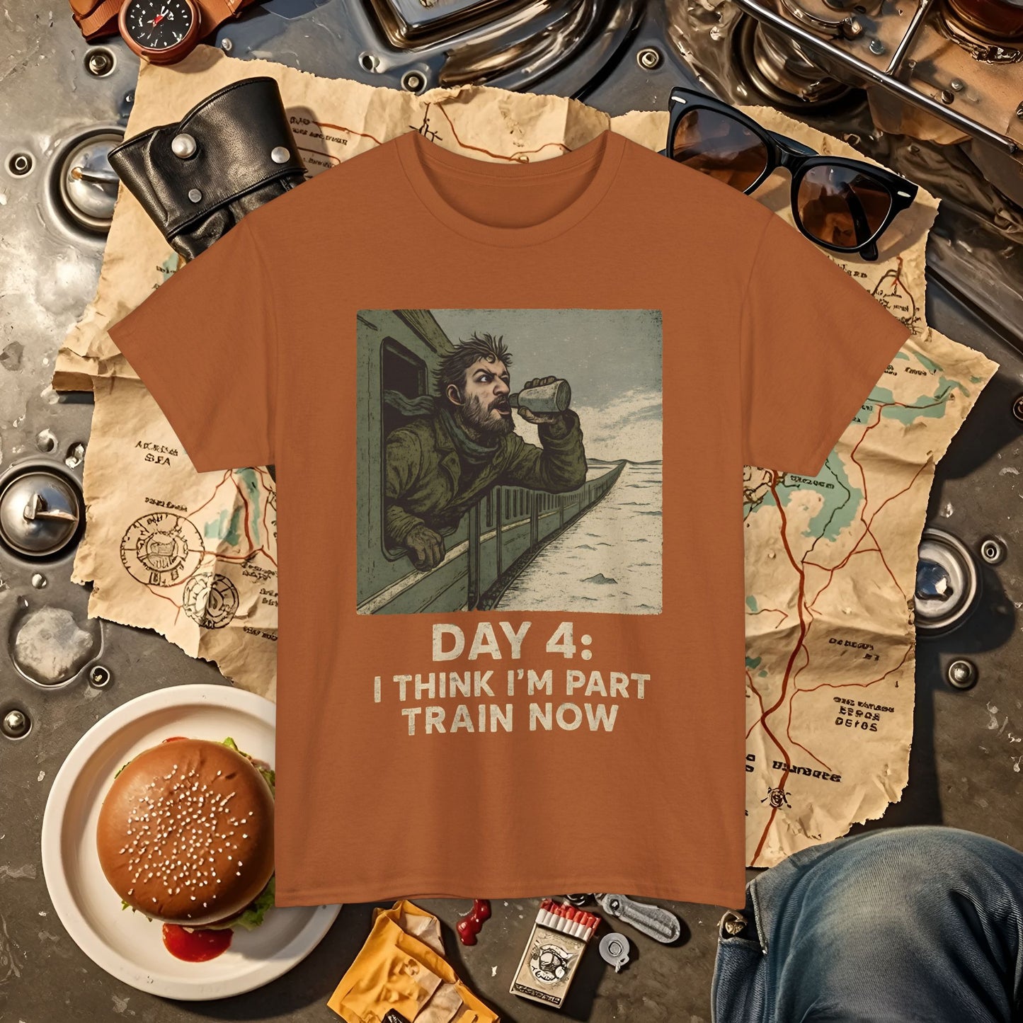 Day 4: I Think I Am Part Train – Feral Traveler’s Siberian Railroad Tee Road Trip & Vehicle Travel T-Shirts | Car, RV, and Motorcycle Adventure Tees