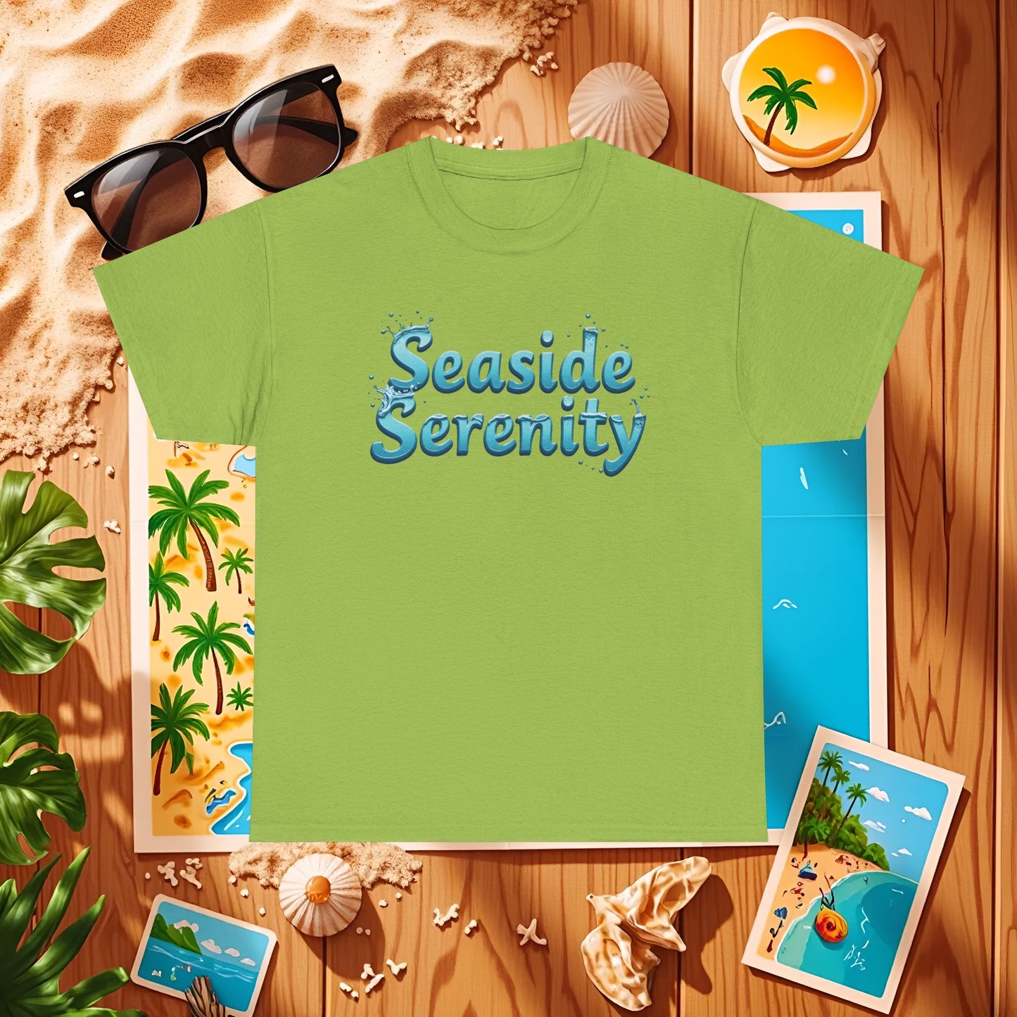 Seaside Bliss Beach Travel T-Shirts | Tropical Vacation & Coastal Lifestyle Tees