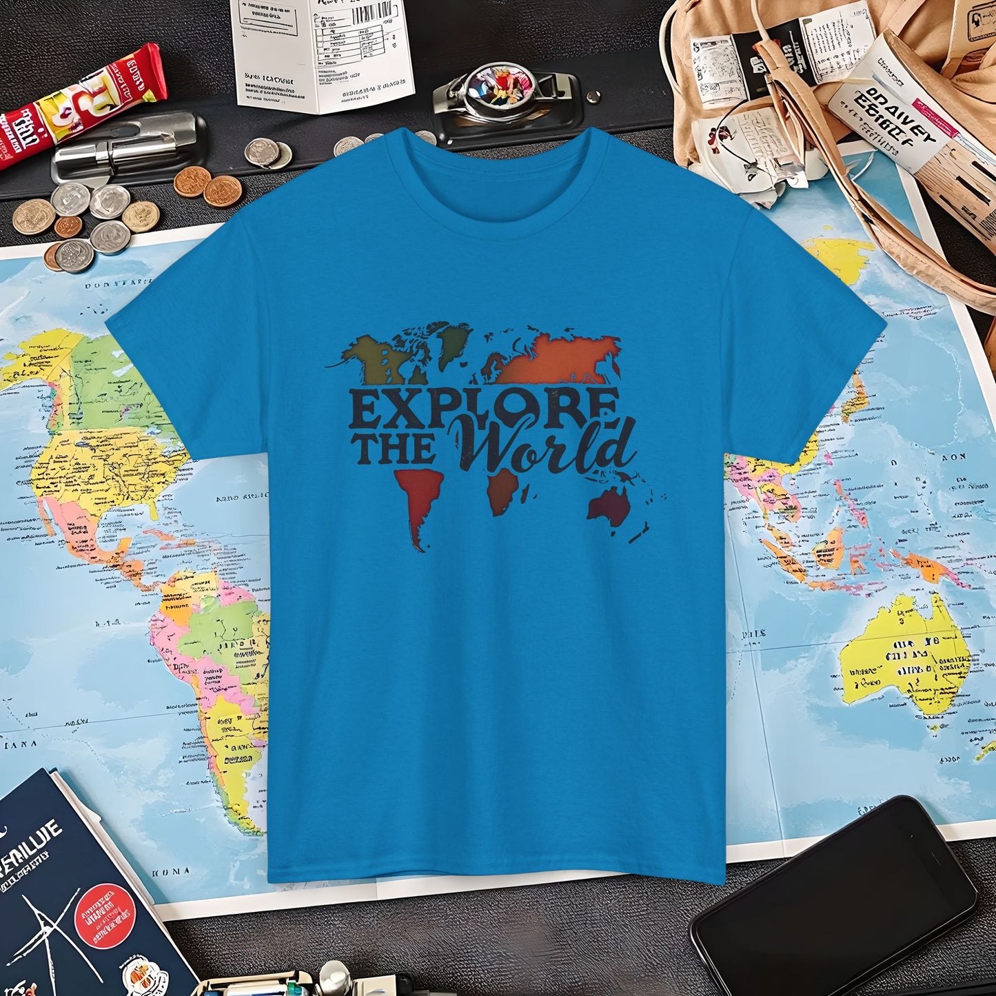 Vintage Explorer Air Travel T-Shirts | Jetsetter, Airport, and International Flight Tees