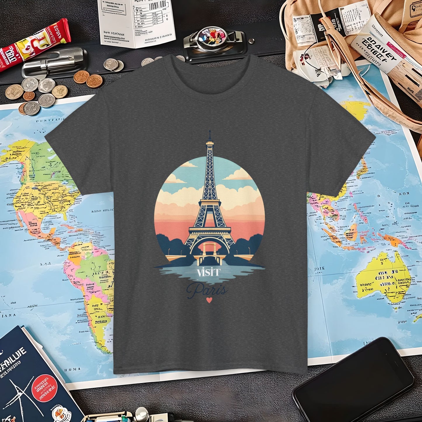 Paris Dreams Air Travel T-Shirts | Jetsetter, Airport, and International Flight Tees