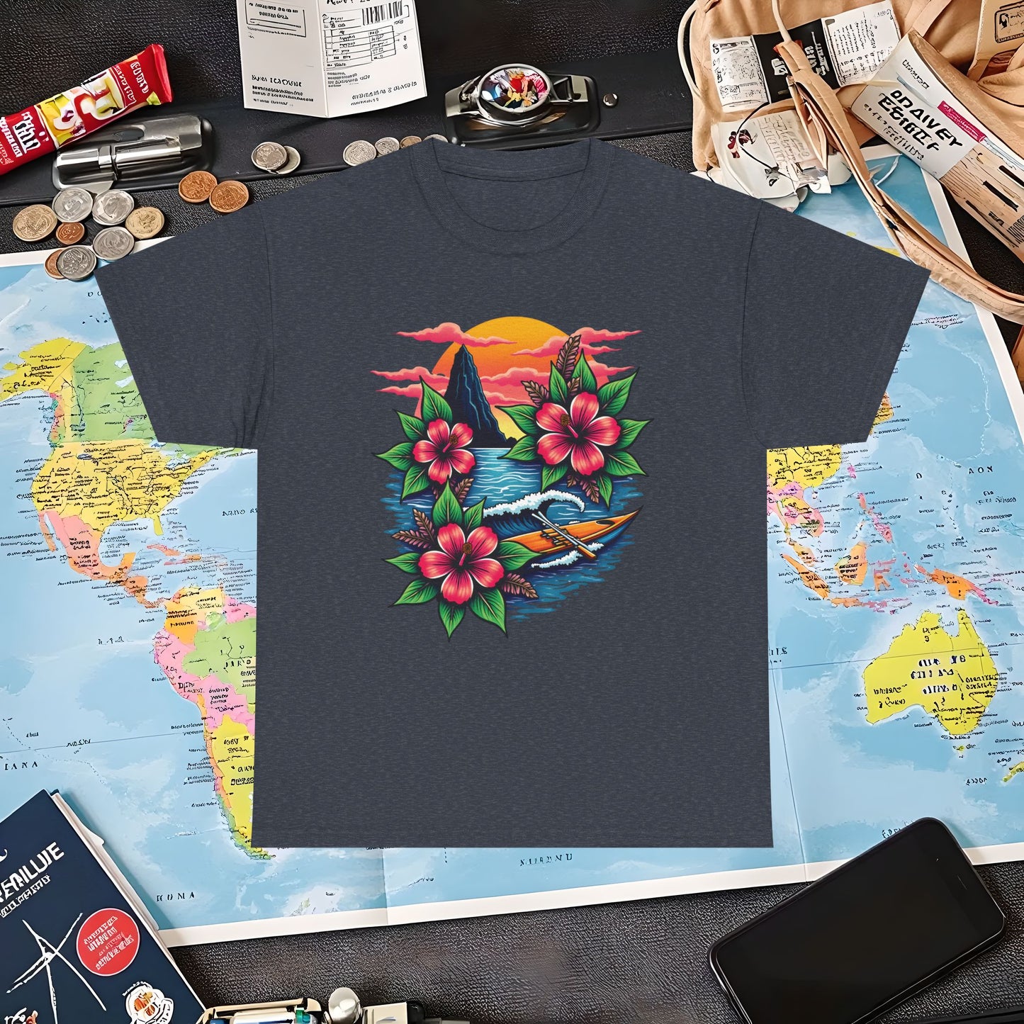 Hawaii Vibes Air Travel T-Shirts | Jetsetter, Airport, and International Flight Tees