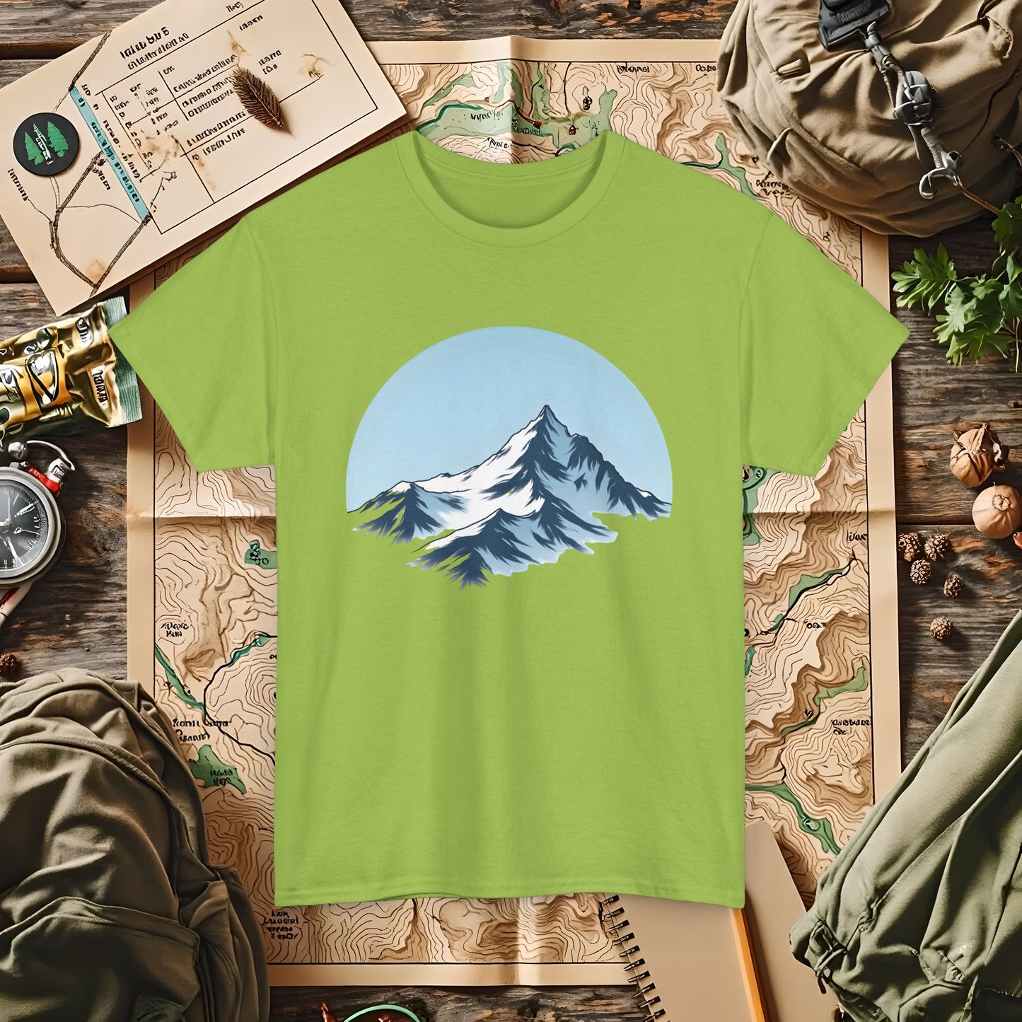 Mountain Escape Outdoor Adventure T-Shirts | Camping, Hiking, Rafting & Kayaking Tees for Nature Lovers