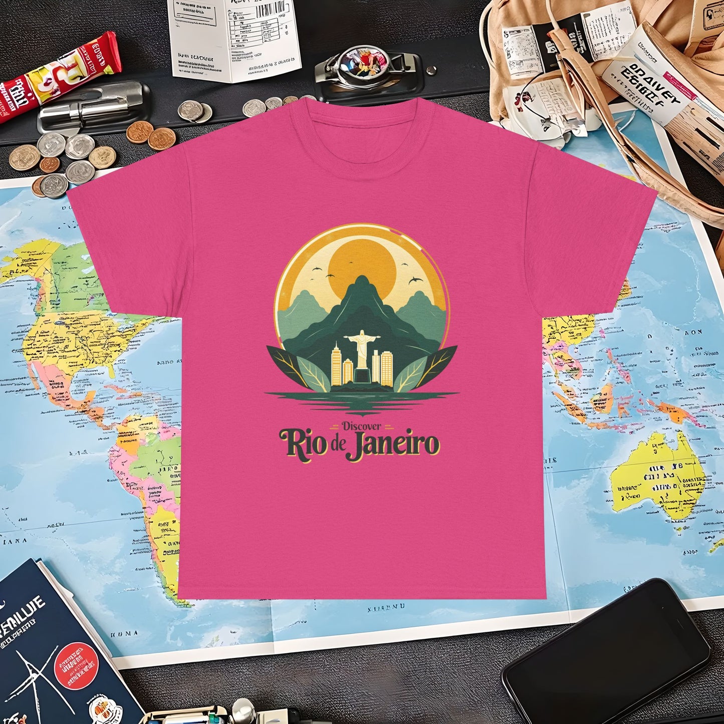 Rio Vintage Air Travel T-Shirts | Jetsetter, Airport, and International Flight Tees